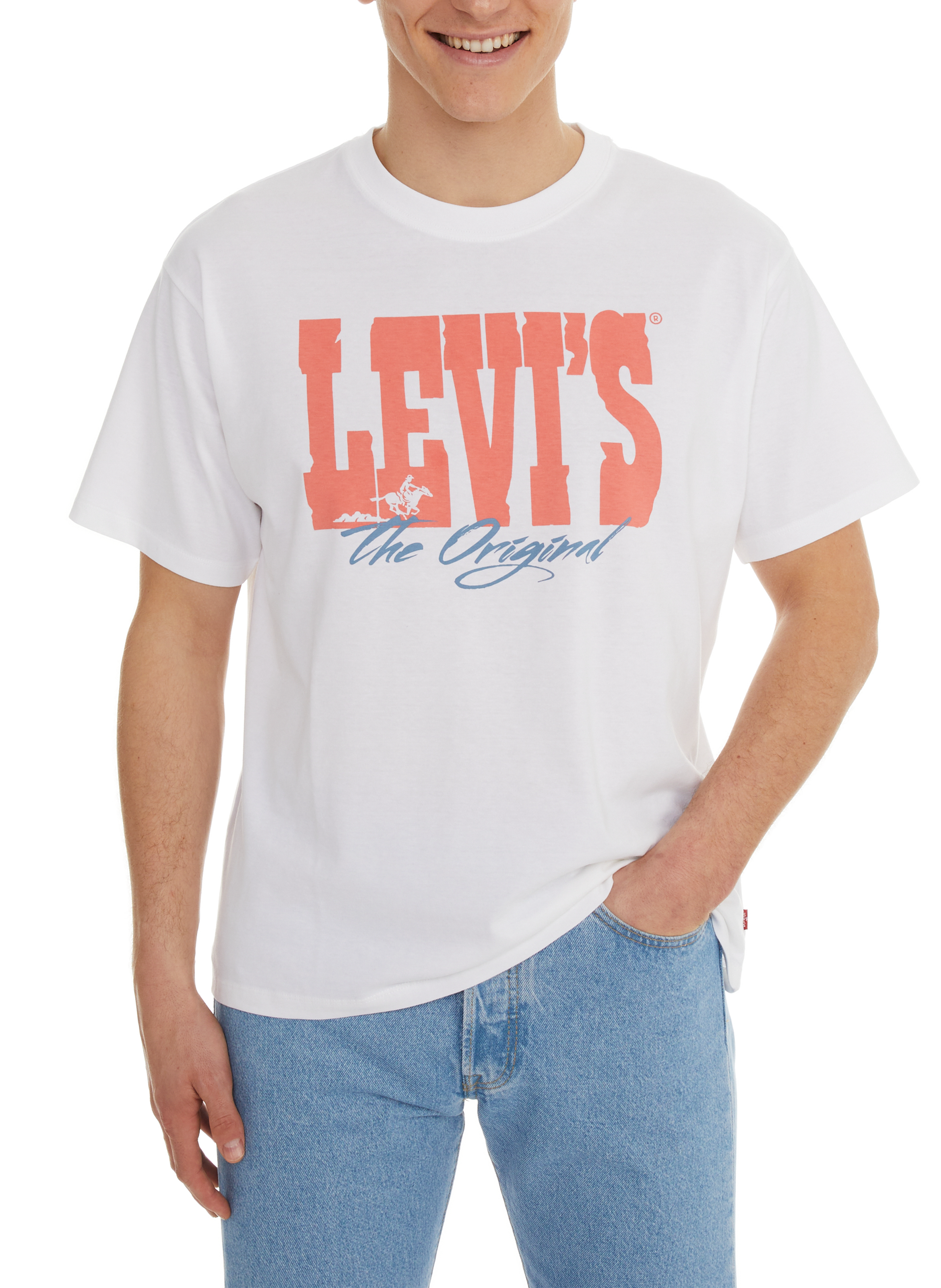 LEVI'S T-shirt imprimé en coton  Blanc