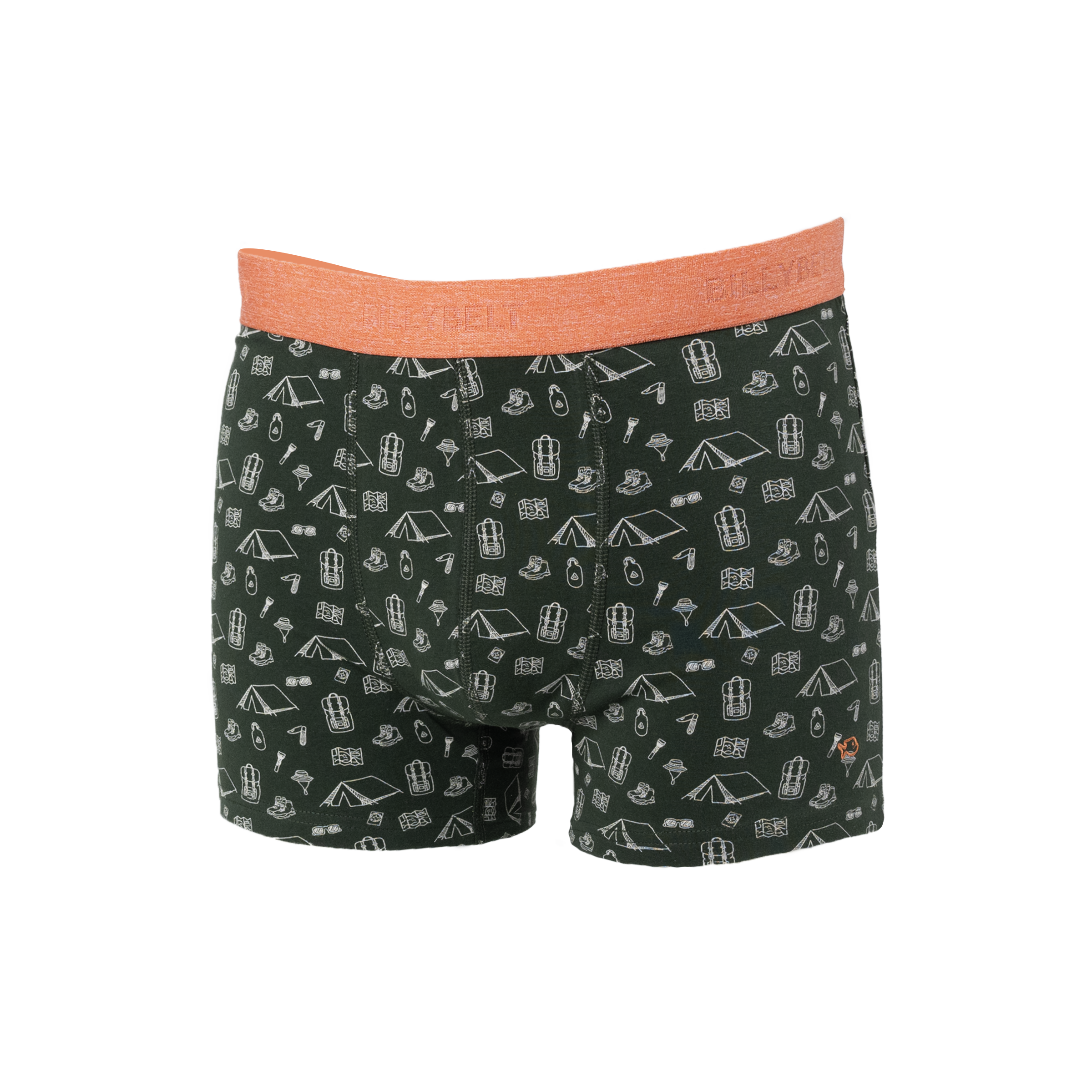 Boxer en coton biologique BILLYBELT Vert