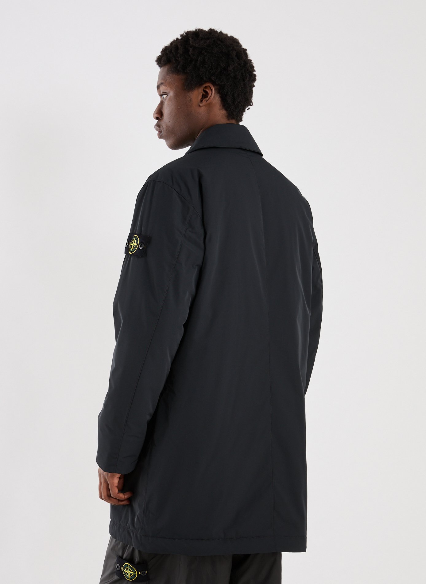 Long jacket STONE ISLAND Black