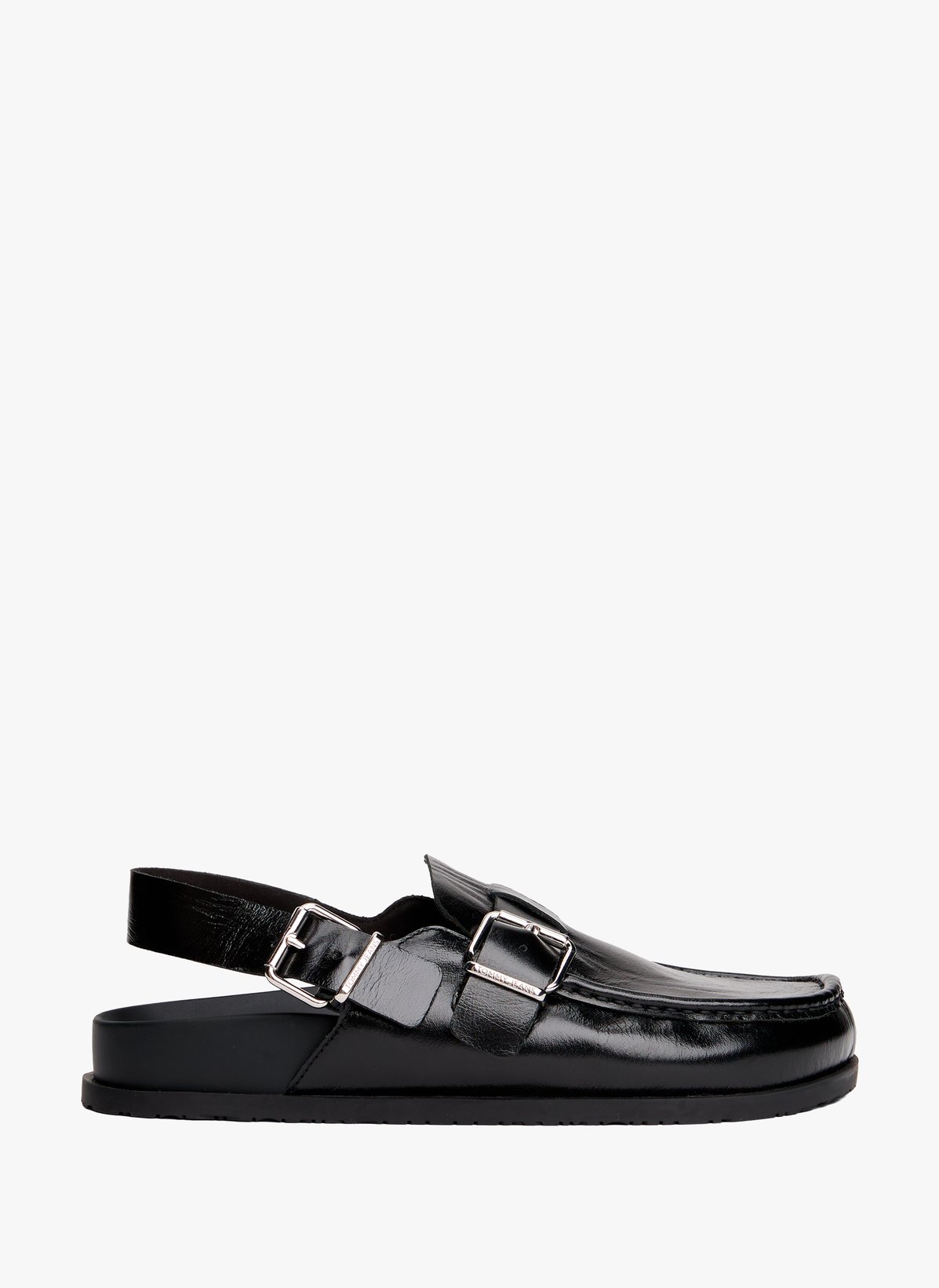 Tommy Hilfiger Mules Vernies En Cuir In Multi