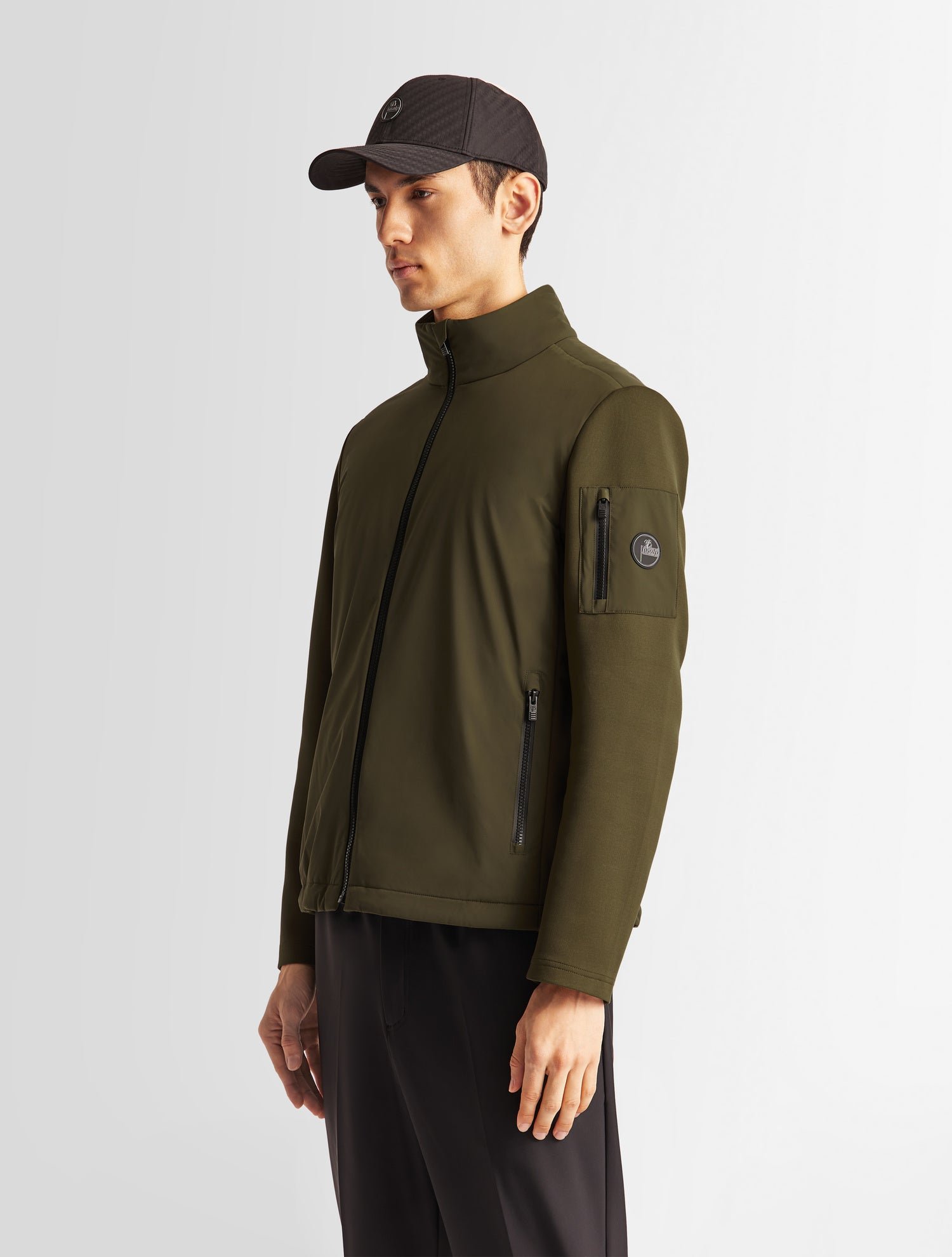 Veste rex col montant coupe regular FUSALP Marron