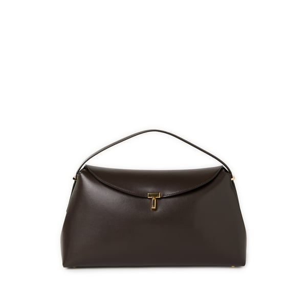 Sac à main T-Lock en cuir Sac à main T-Lock en cuir