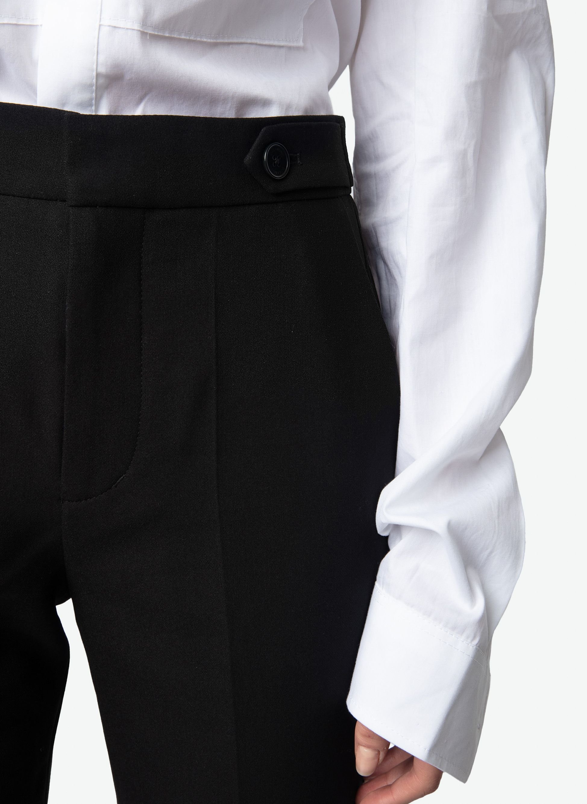 Pantalon de costume droit panny ZADIG&VOLTAIRE Noir