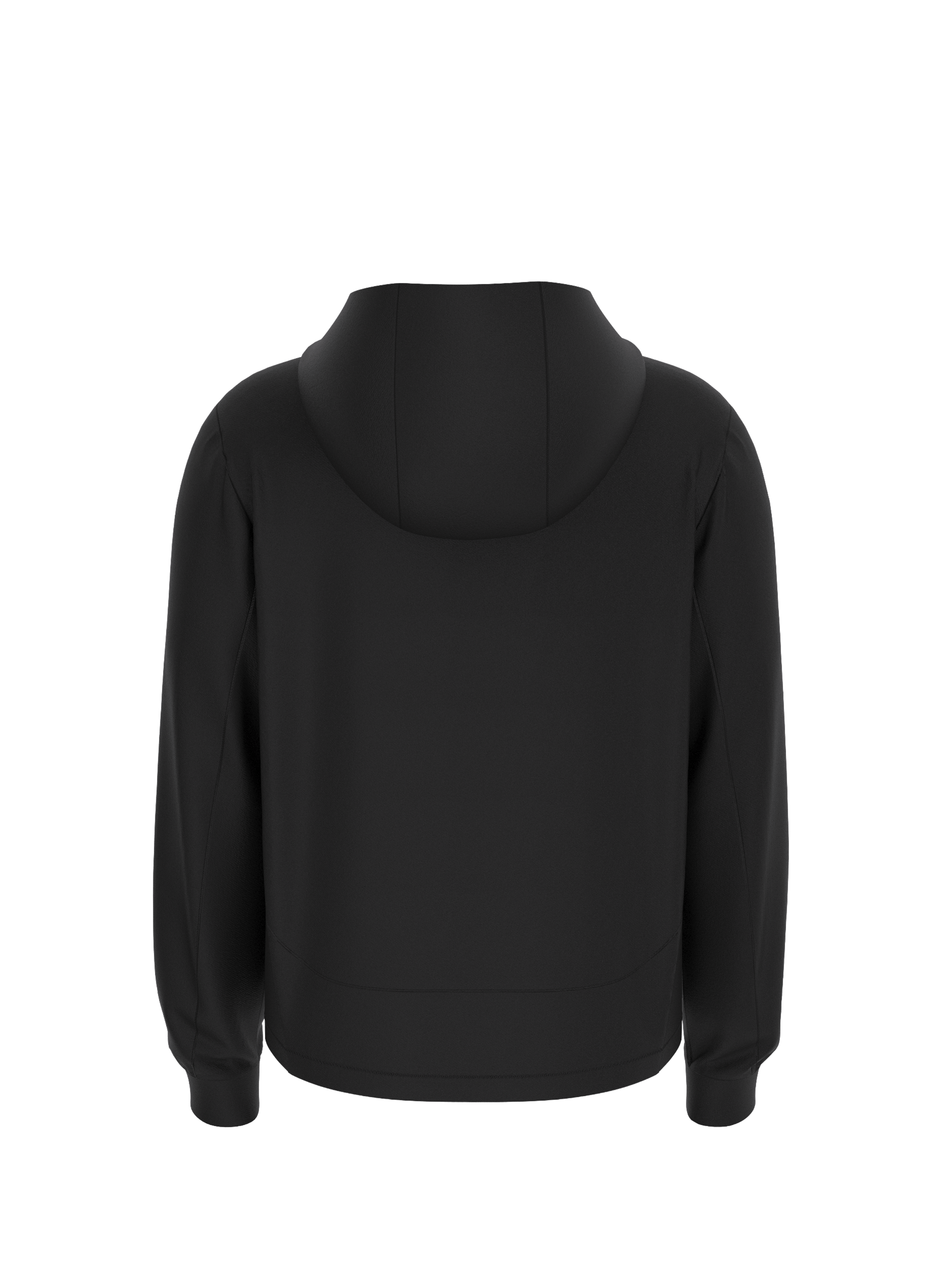 Lightweight hooded zip-up jacket GUESS Black