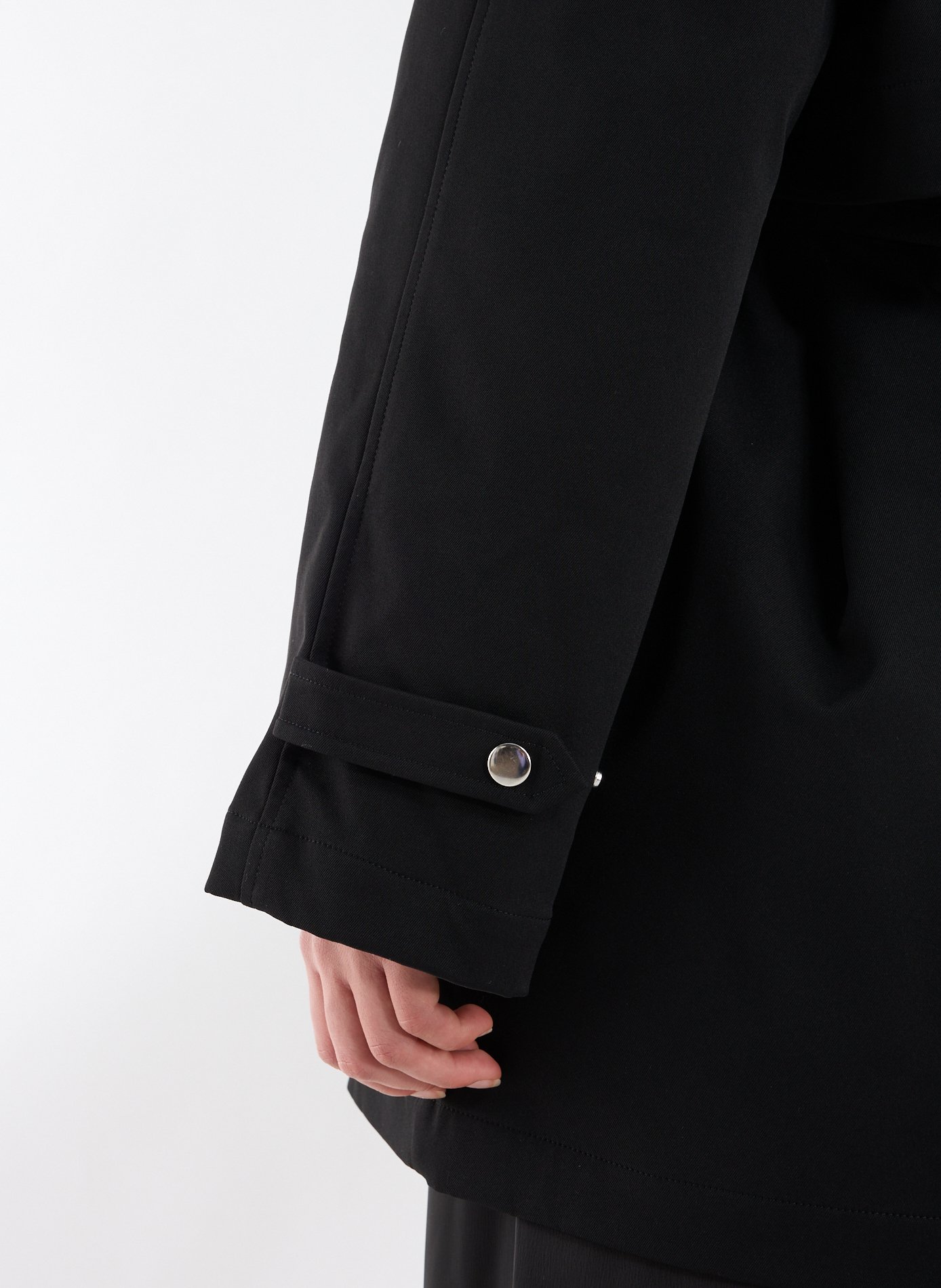 Trench doublé en coton mélangé OOF WEAR Noir