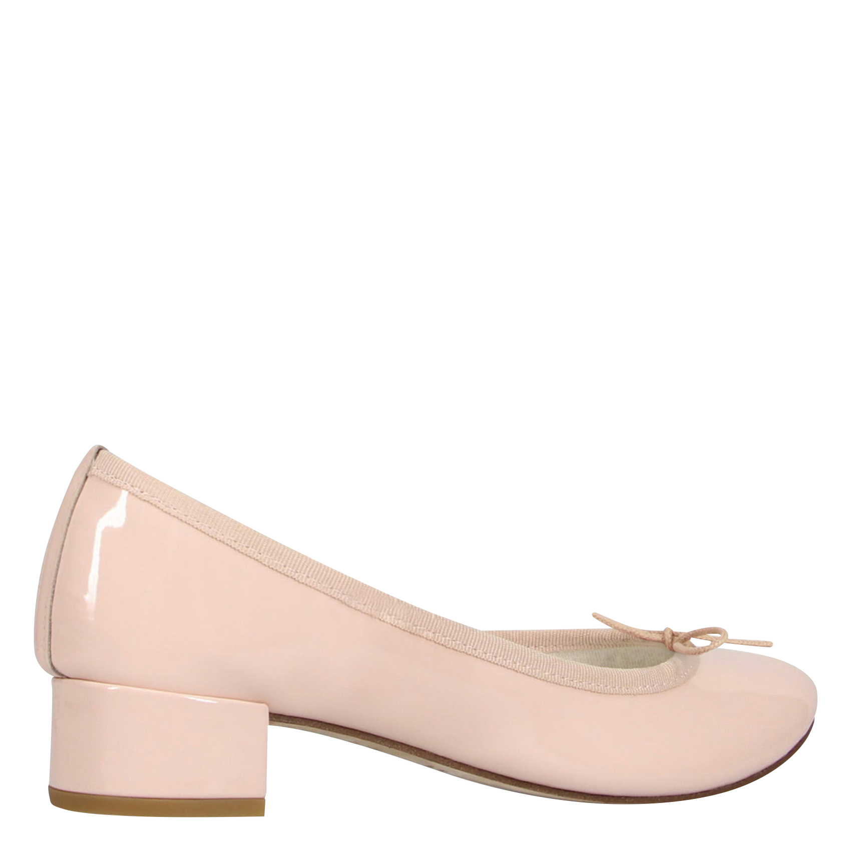 Ballerines en cuir vernis camille REPETTO Rose