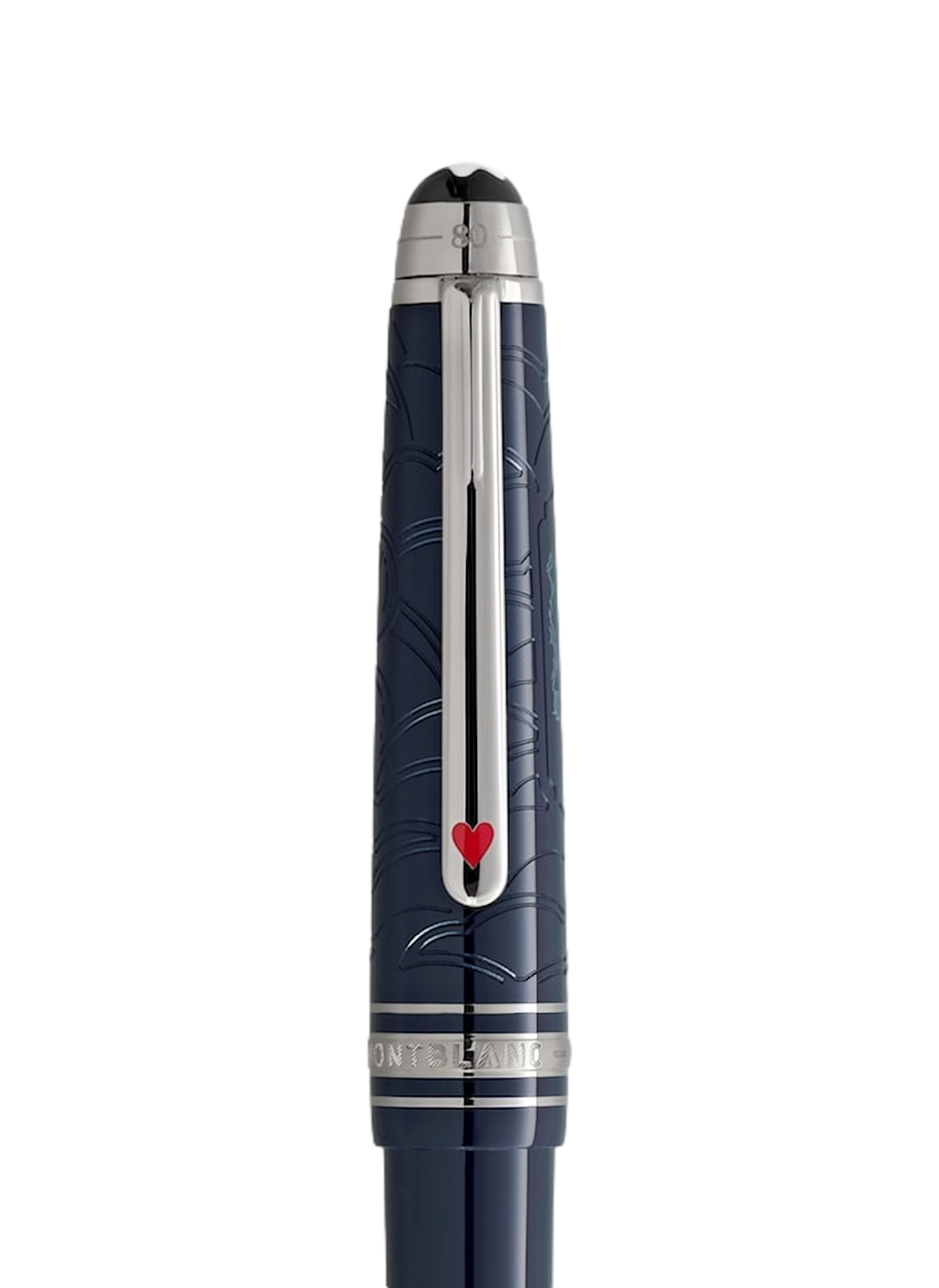 Luxurious resin ballpoint pen MONTBLANC Blue