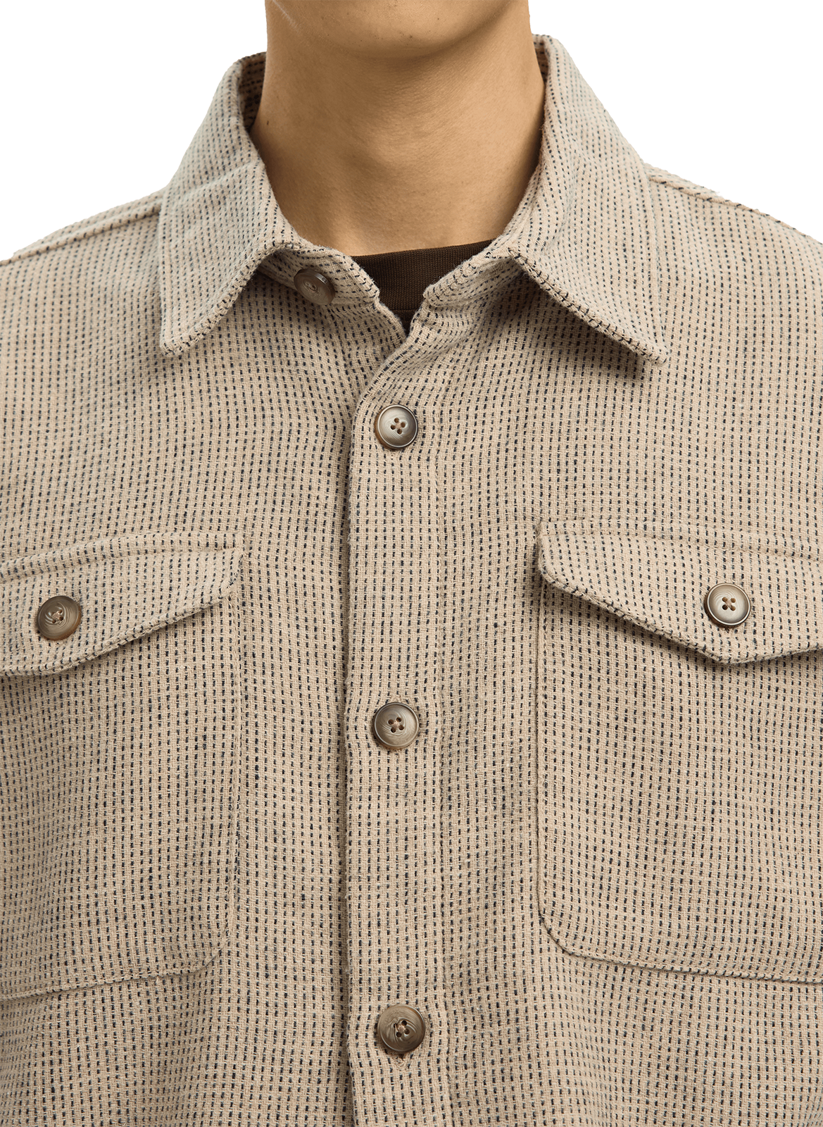 Checked shirt SELECTED Beige