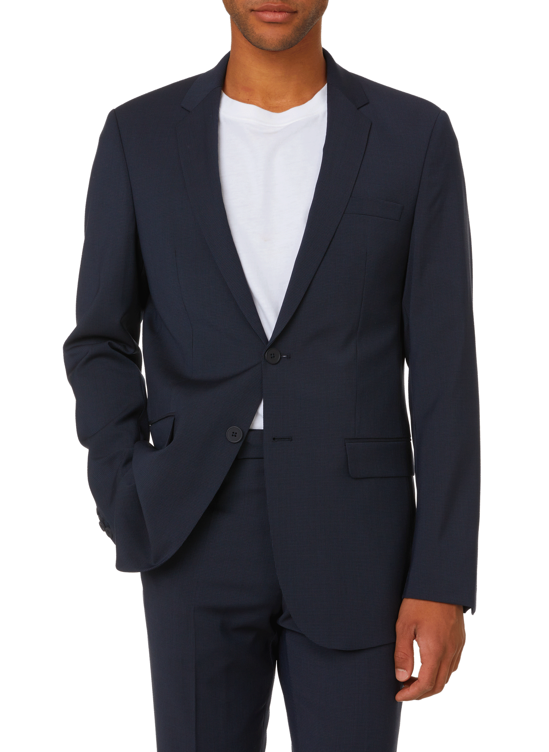 Veste de costume en laine SAISON 1865 Bleu