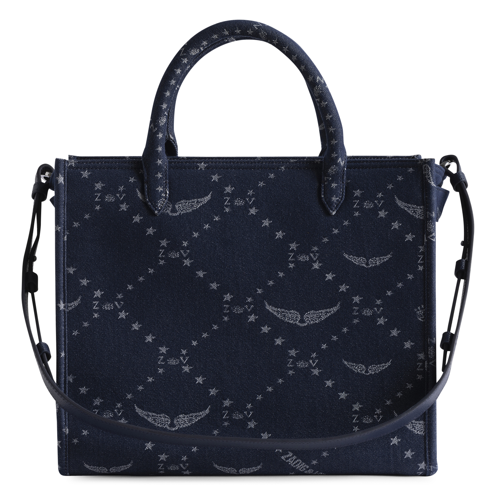 Sac porté main en coton angel ZADIG&VOLTAIRE Bleu