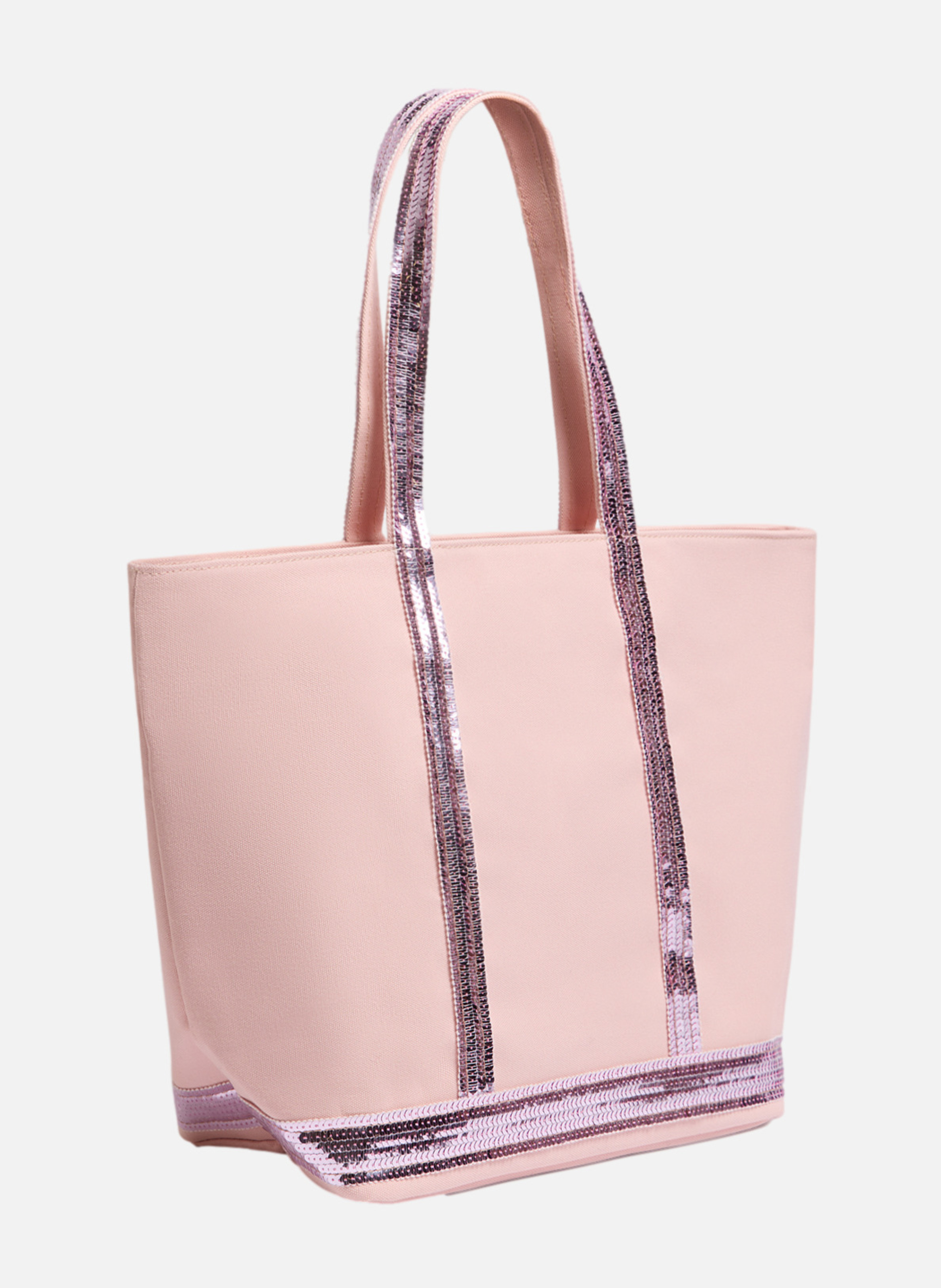 Cabas m zippé en toile VANESSA BRUNO Violet