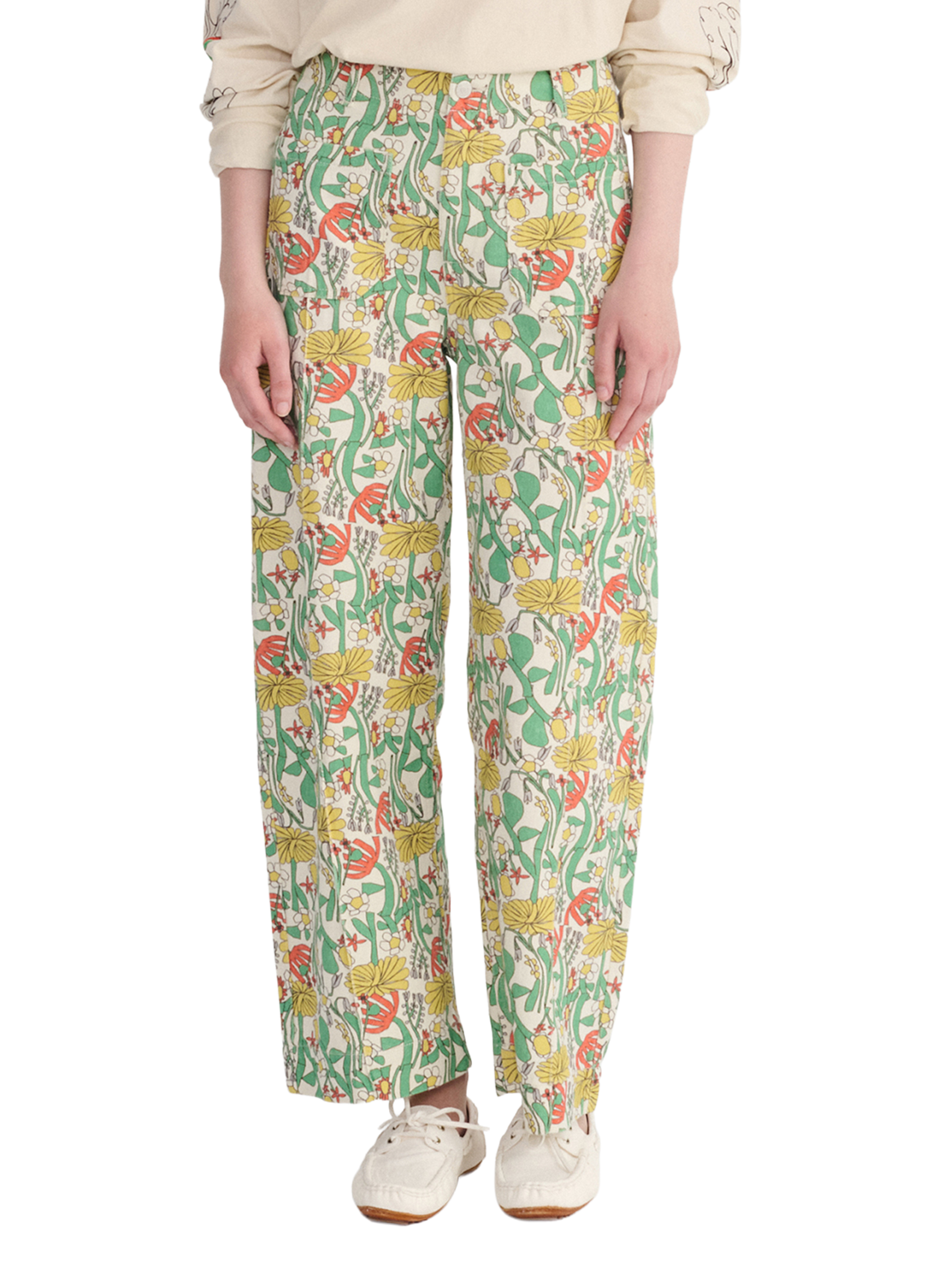 Straight and loose-fitting patterned trousers BOBO CHOSES Multicolour