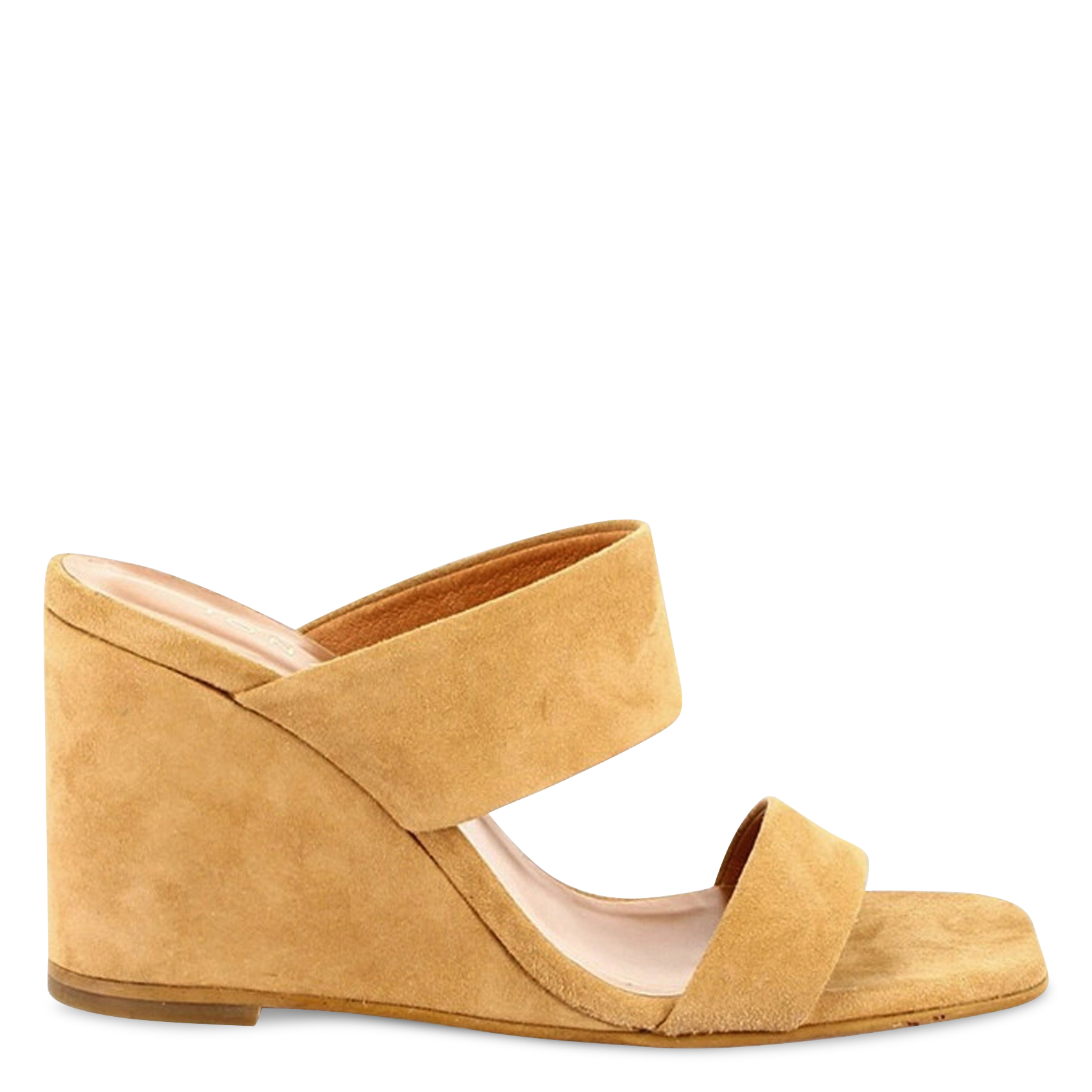 Mules hautes en cuir voyelle JONAK Marron