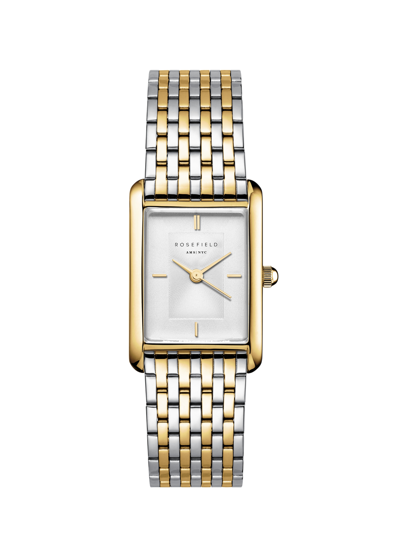 Montre analogique Heirloom en acier inoxydable ROSEFIELD Blanc