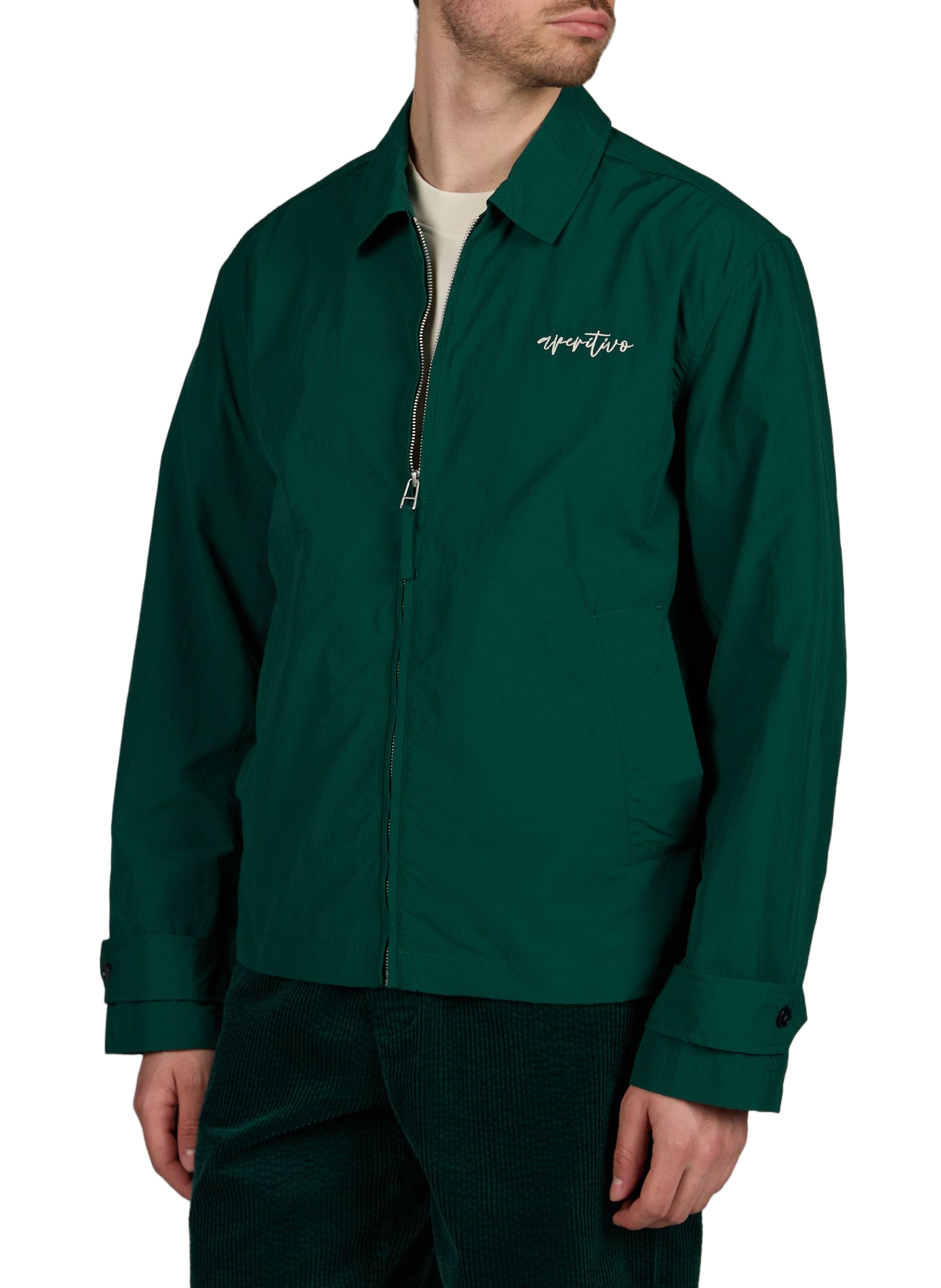 Straight jacket Kody with embroidered logo MINIMUM Green