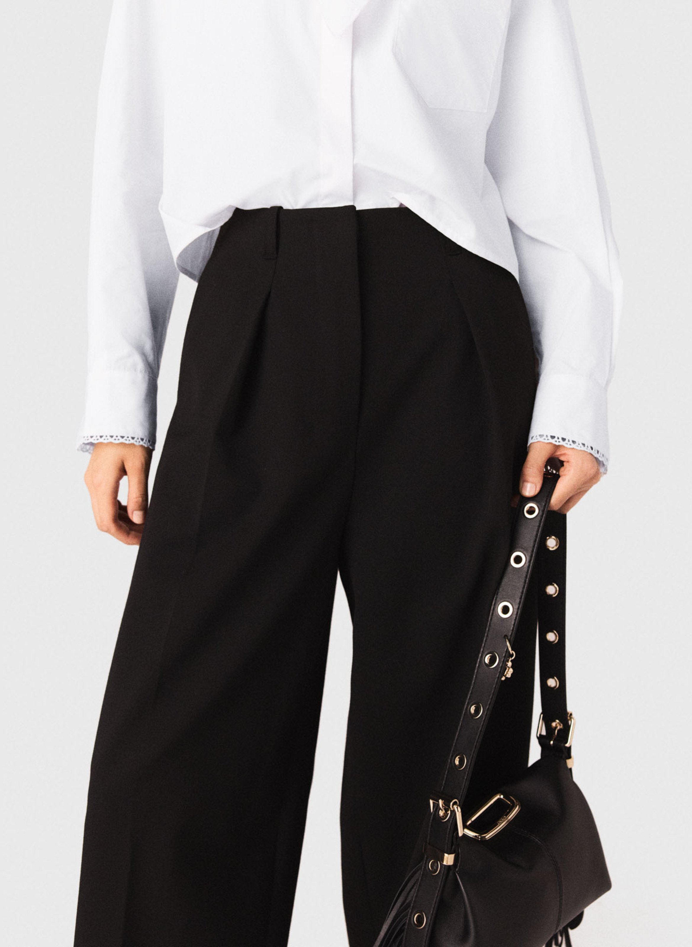 Pantalon palazzo MAJE Noir