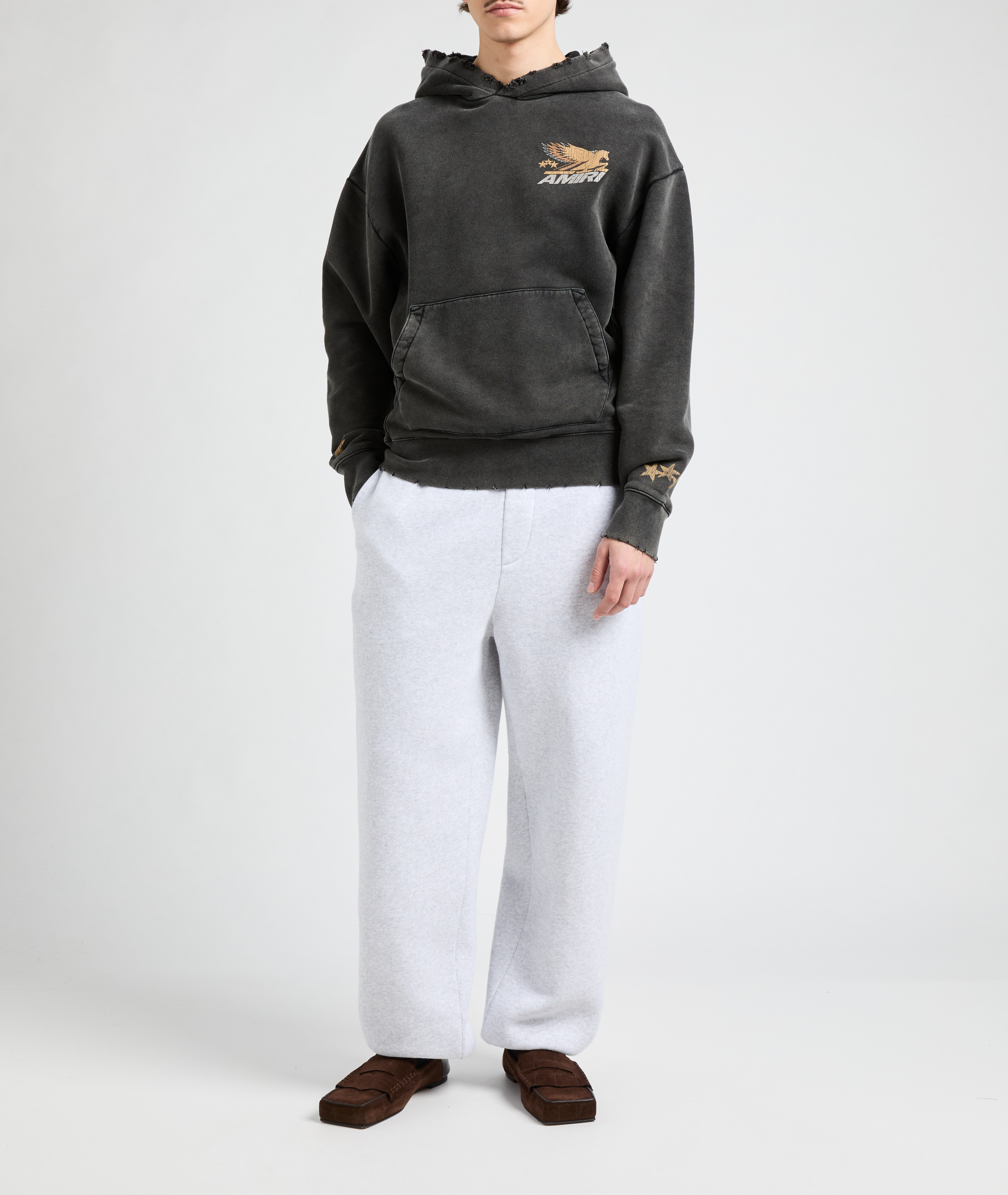 Pantalón de chándal de algodón JACQUEMUS Gris