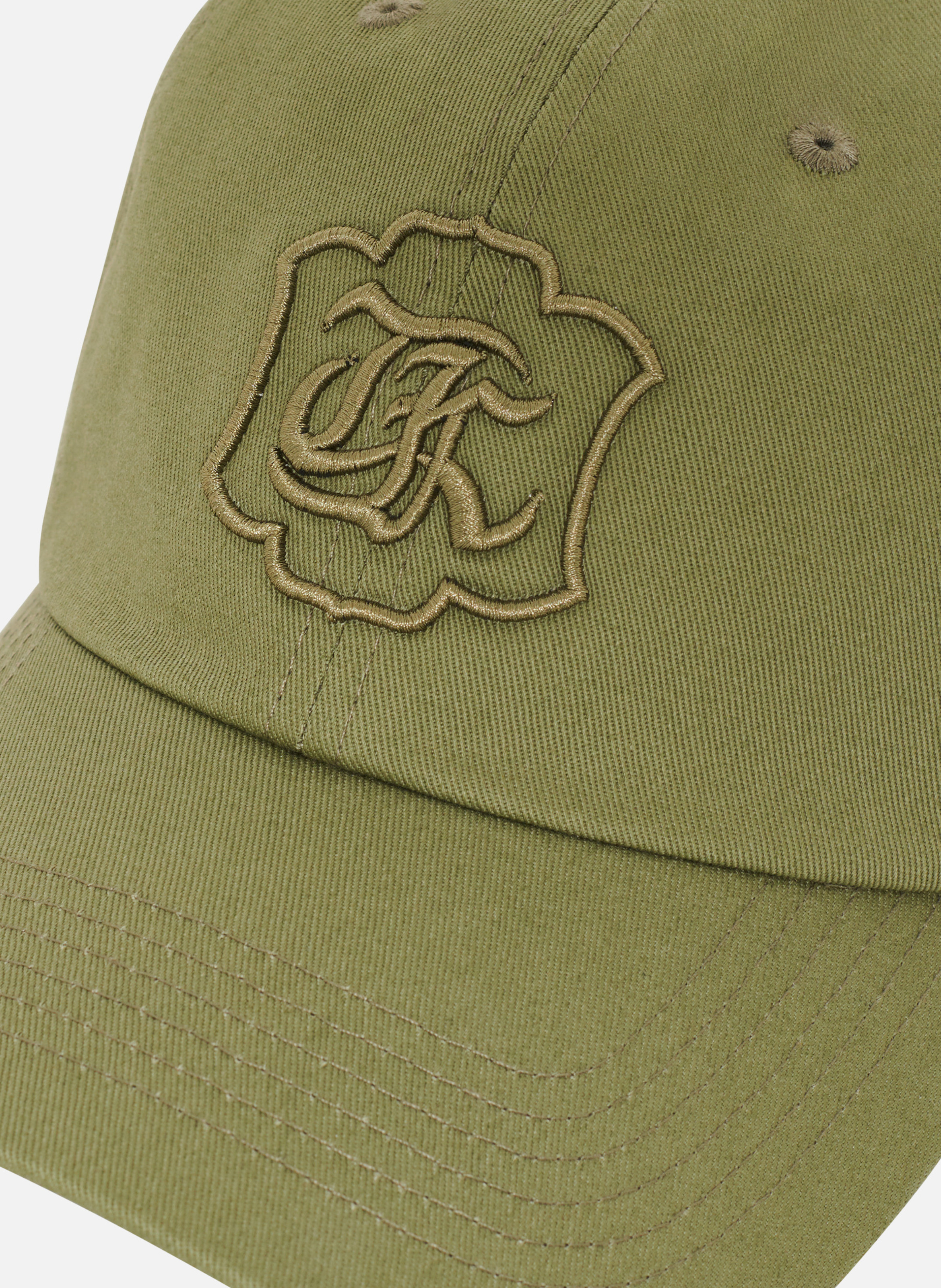 Casquette blason brodé unisexe Rouge