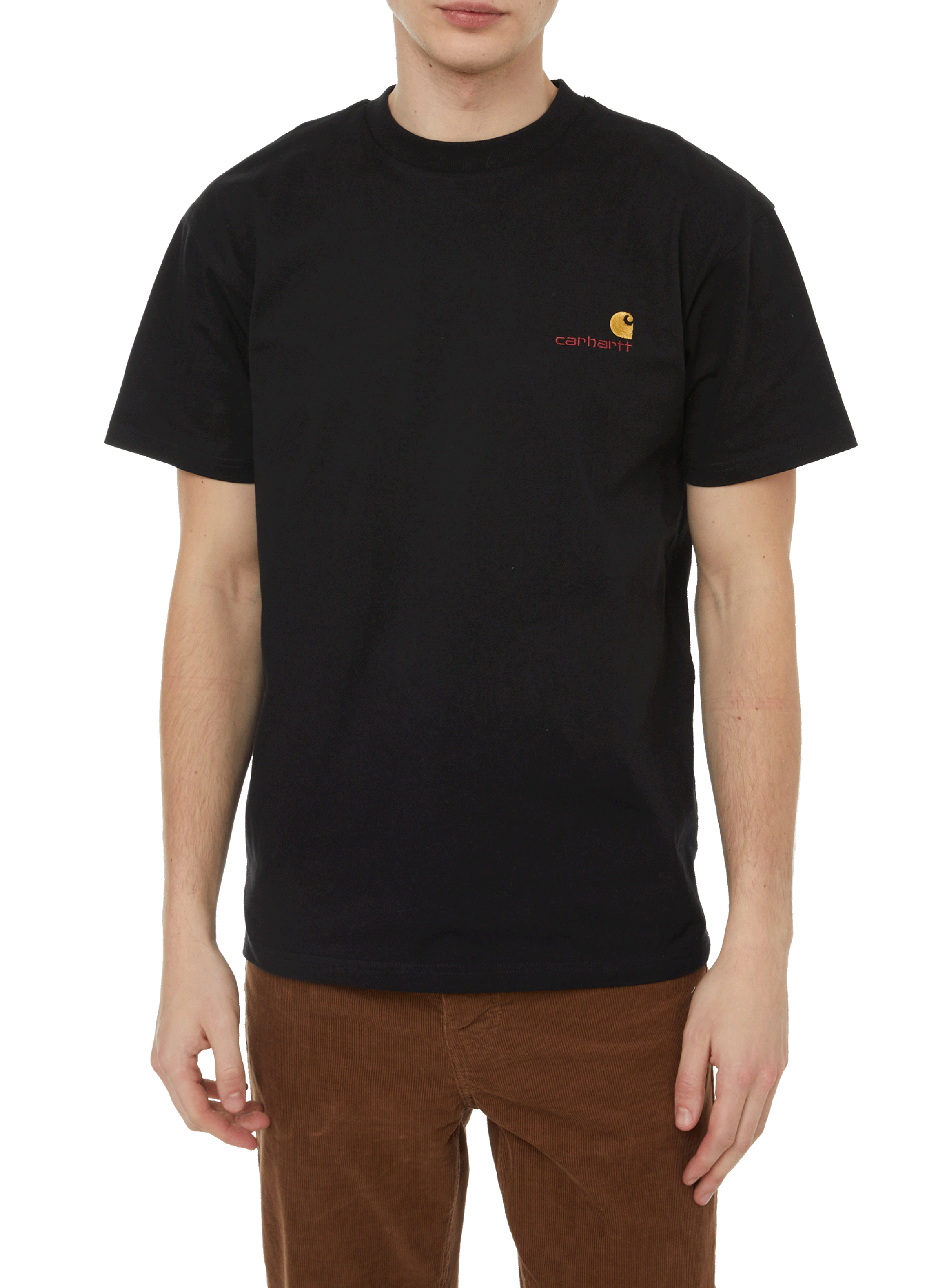 American Script cotton T-shirt CARHARTT WIP Black
