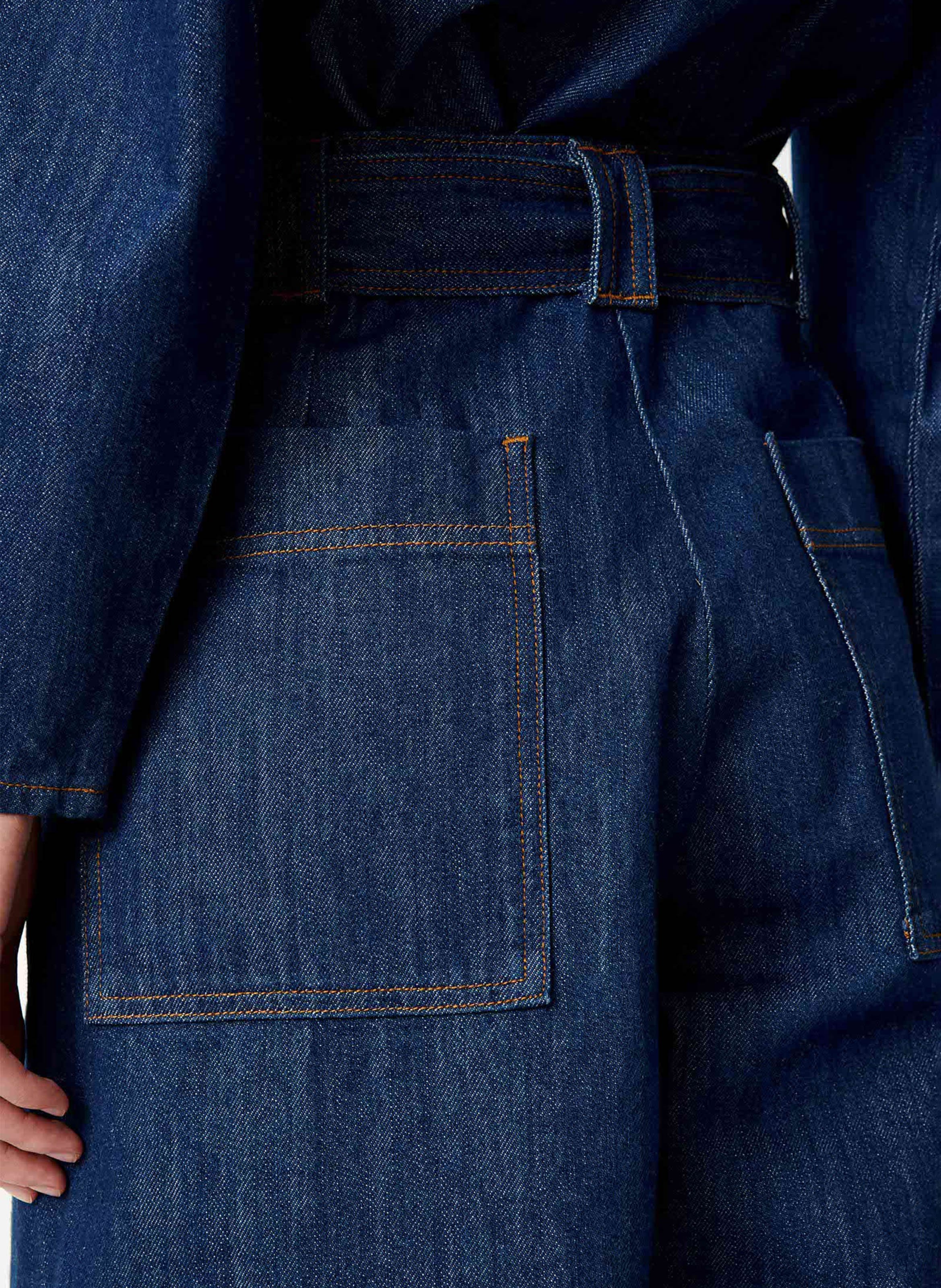 Bermuda oversize taille haute en coton marcoblue SESSUN Bleu