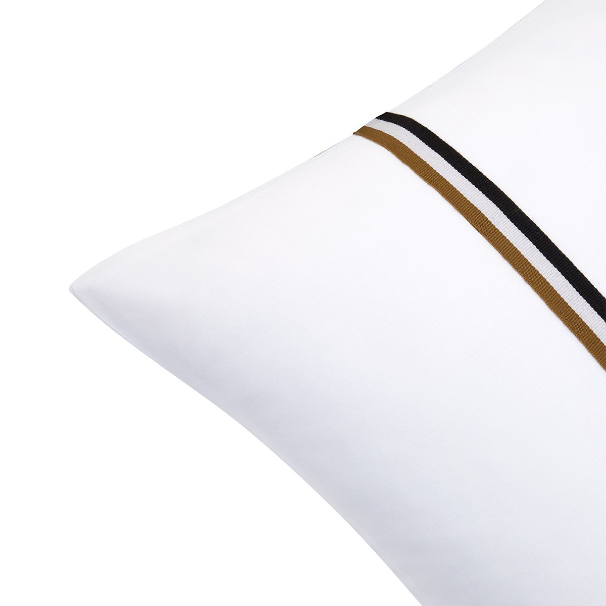 Taie d'oreiller en satin de coton, b linea BOSS HOME Blanc