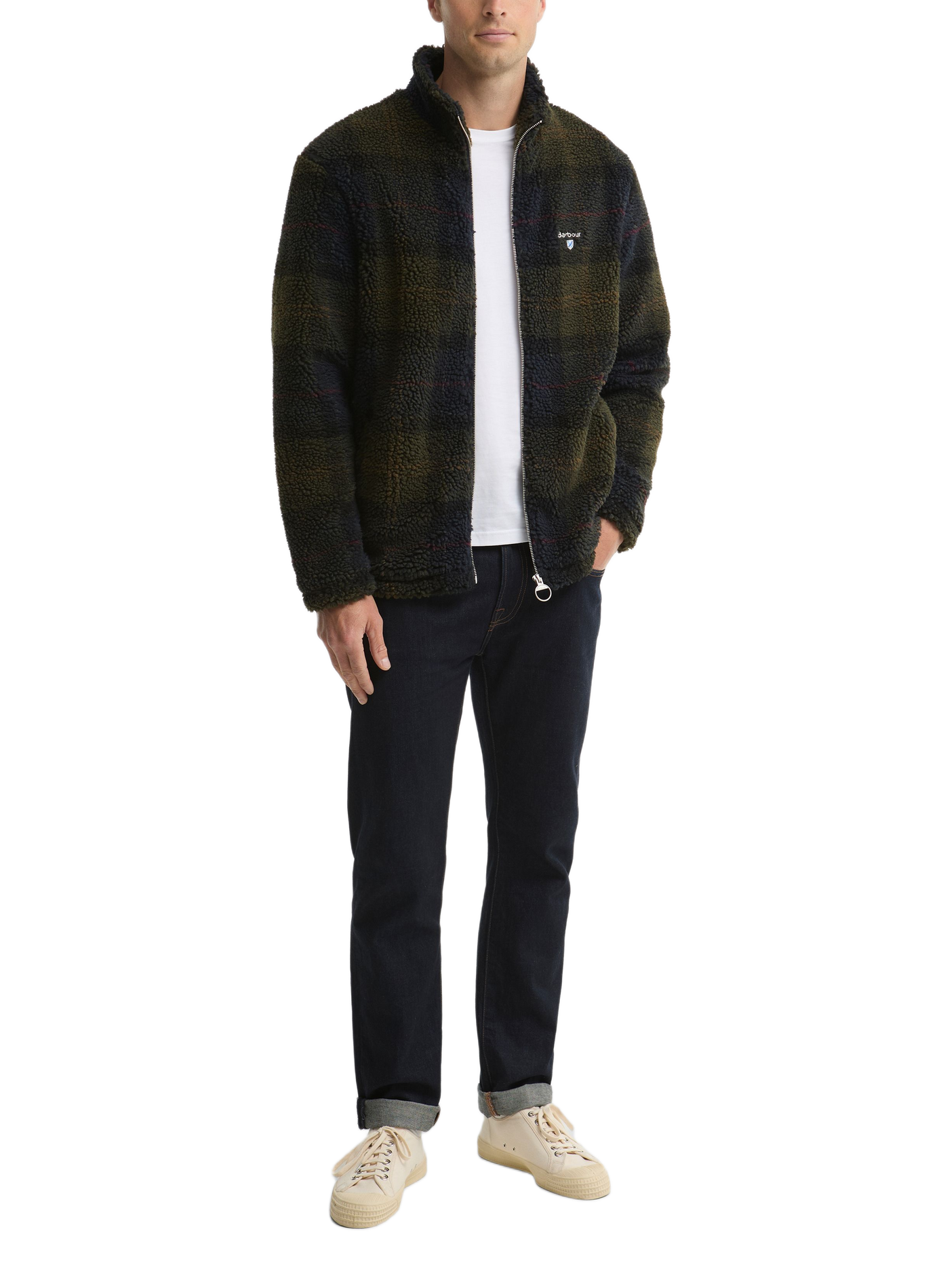 Tartan Fleece Jacket BARBOUR Multicolour