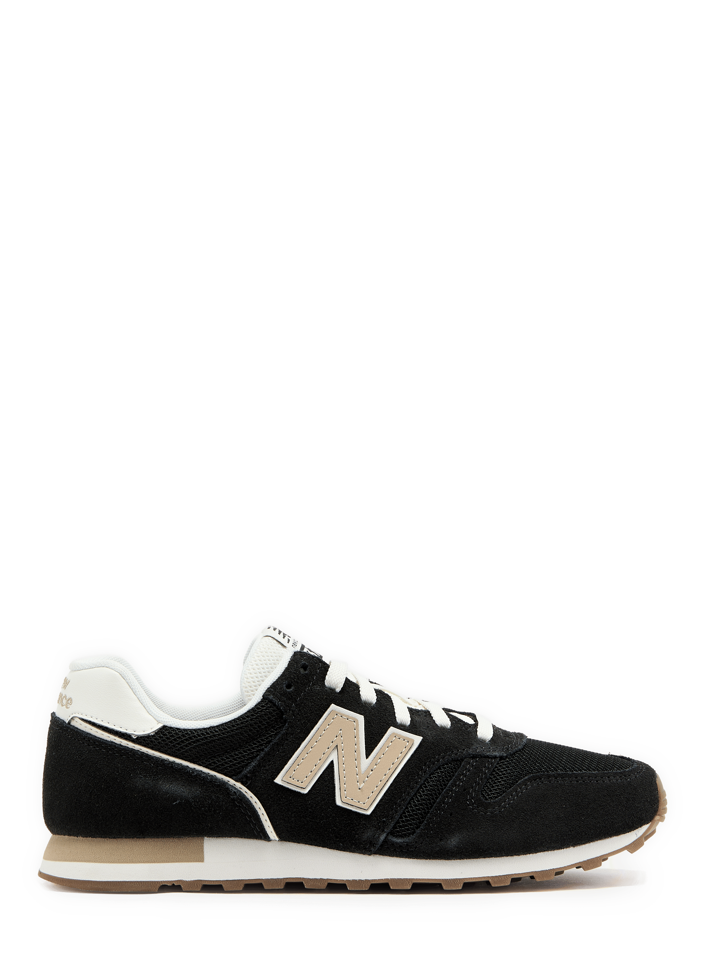 Baskets 373 v2 en cuir mélangé NEW BALANCE Noir
