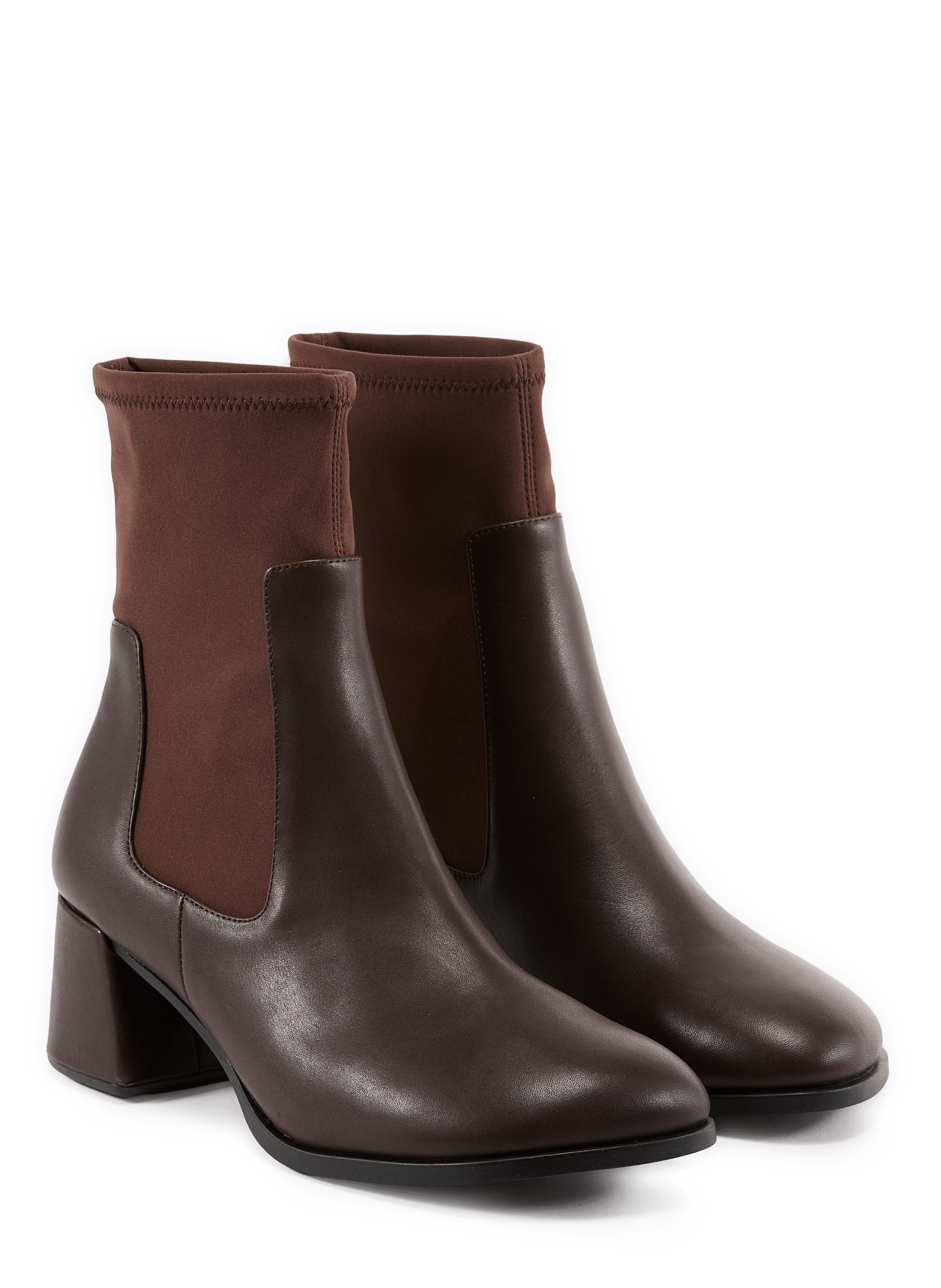 Bottines en cuir mélangé CAMPER Braun