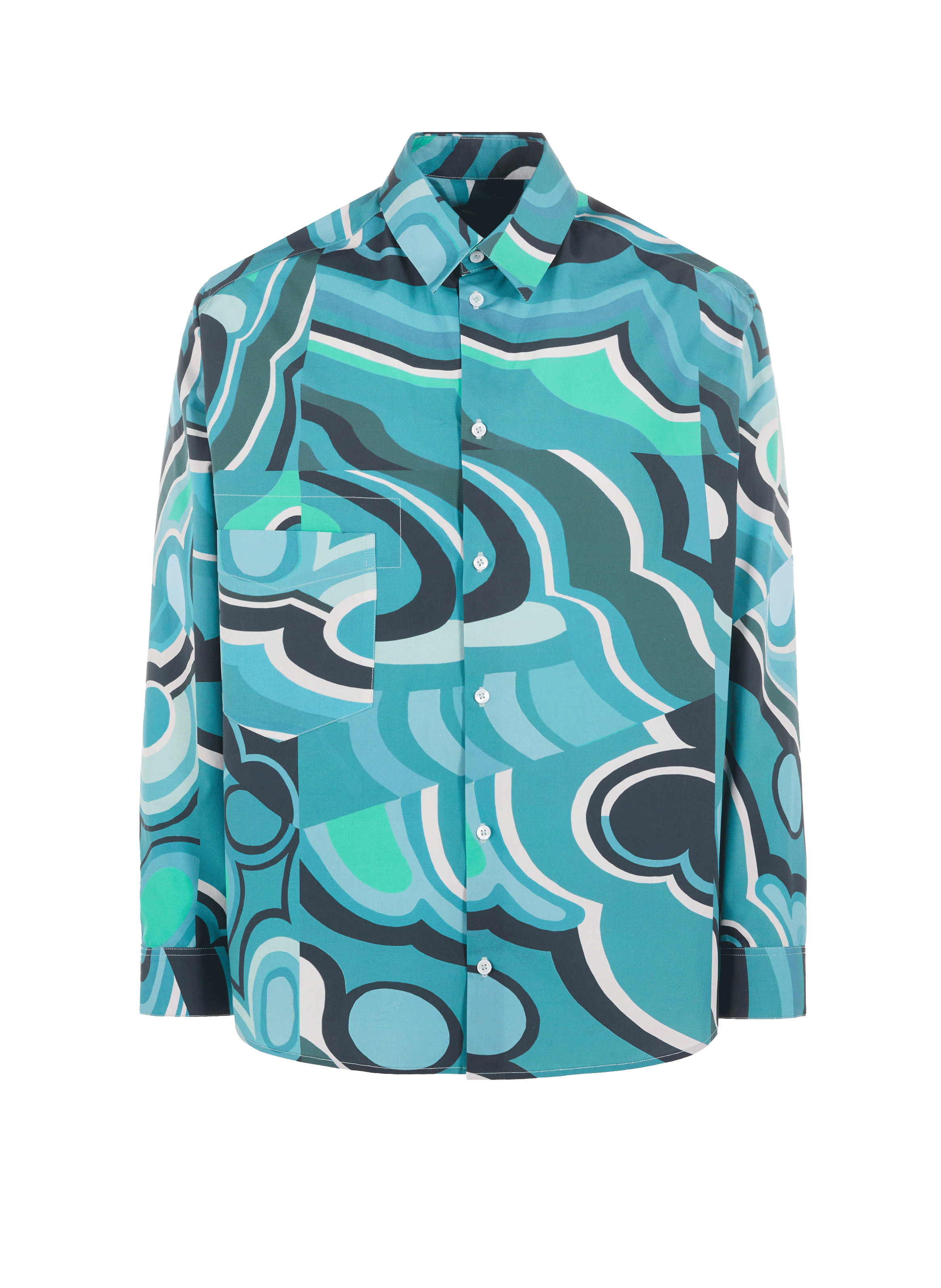 Chemise oversize avec imprimé