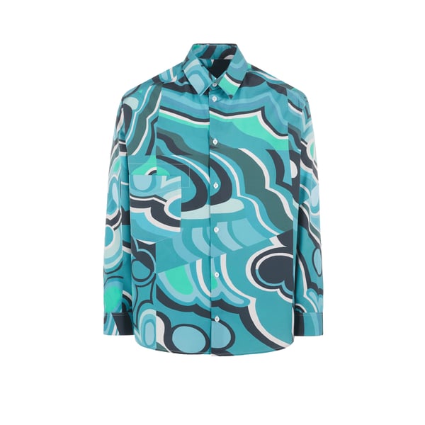 Chemise oversize avec imprimé