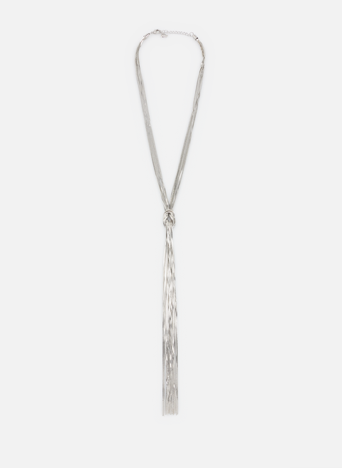 Silver knotted necklaceAU PRINTEMPS PARIS 