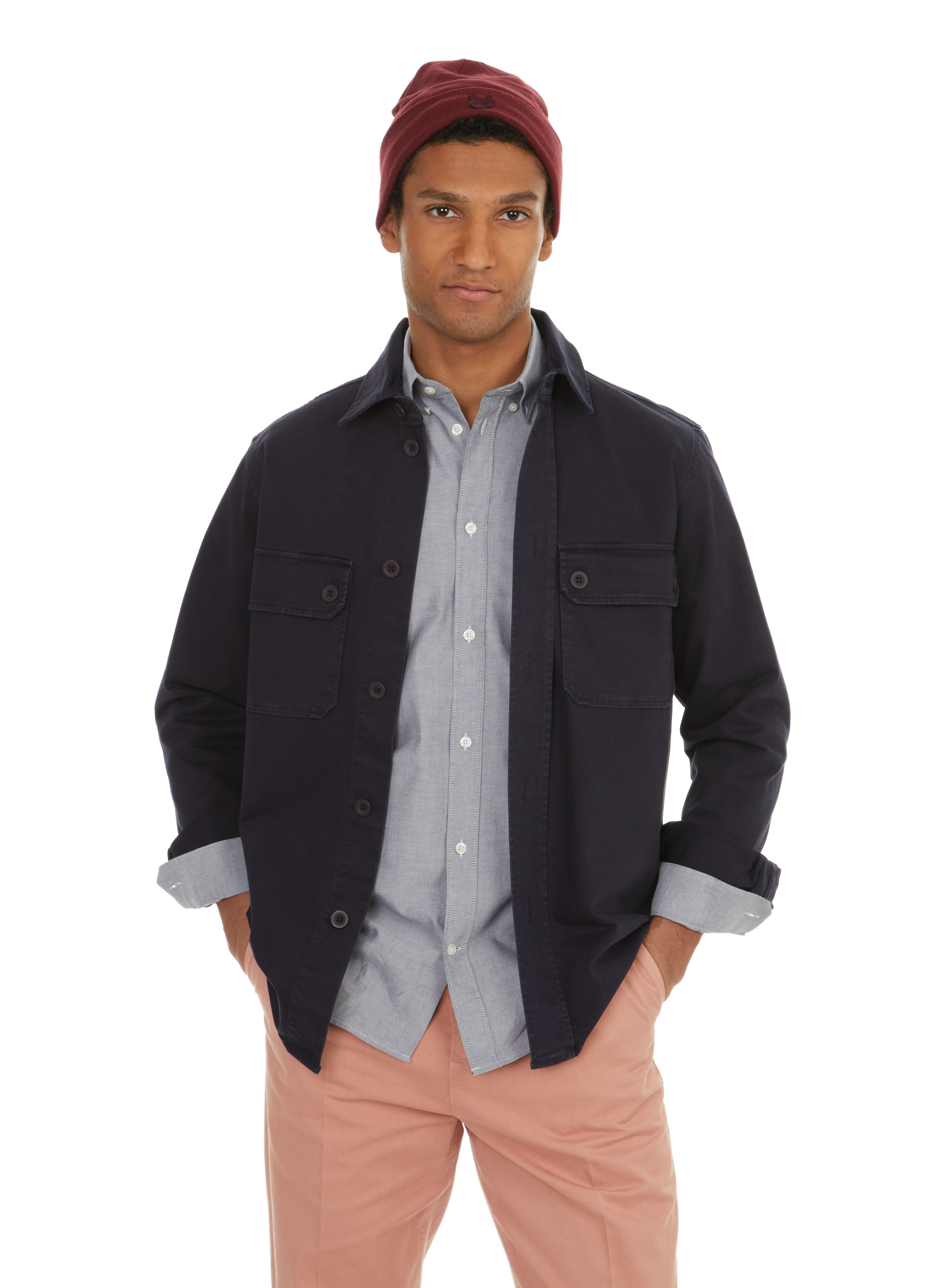 SAISON 1865 Long-sleeve cotton Shirt  Blue