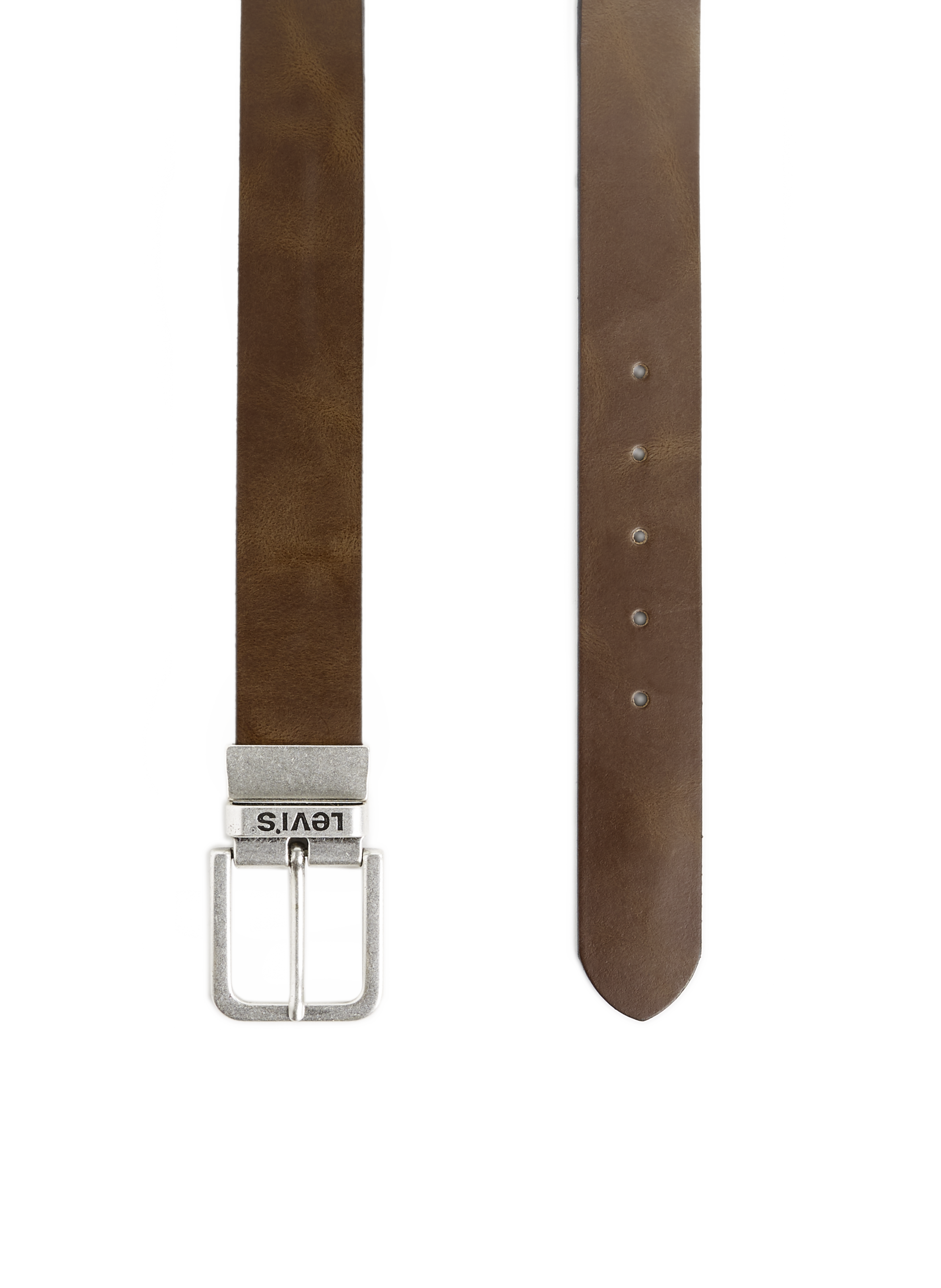Ceinture en cuir réversible Reversible Core LEVIS ACCESSOIRES Marron