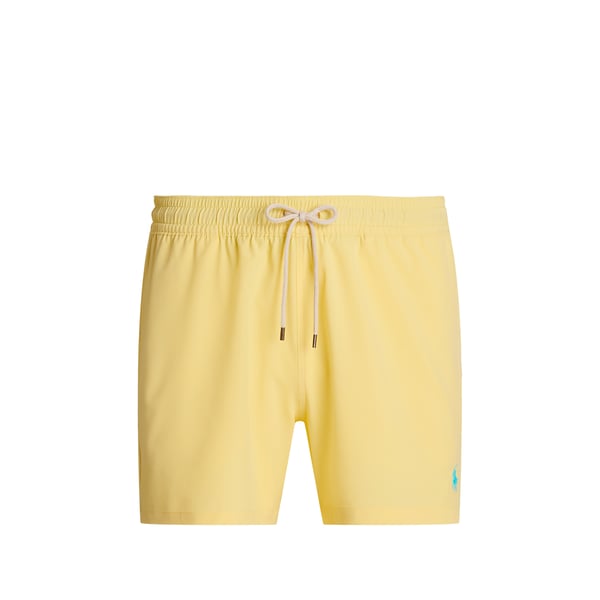 Polo Short de bain uni Jaune S Male