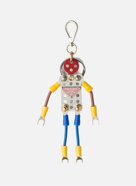 Charm robot en métal Multicolore by PRADA PRADA Charm robot en métal Multicolore