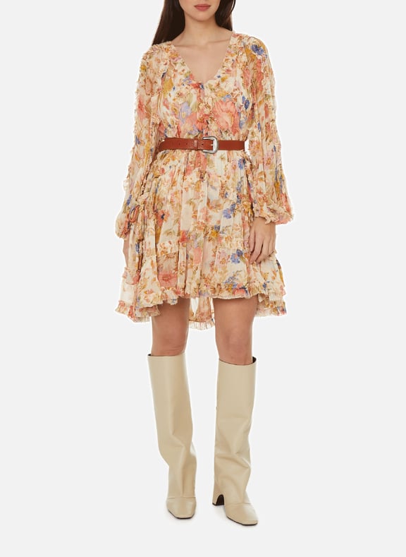 Printed mini dress Multicolour by ZIMMERMANN ZIMMERMANN Printed mini dress Multicolour