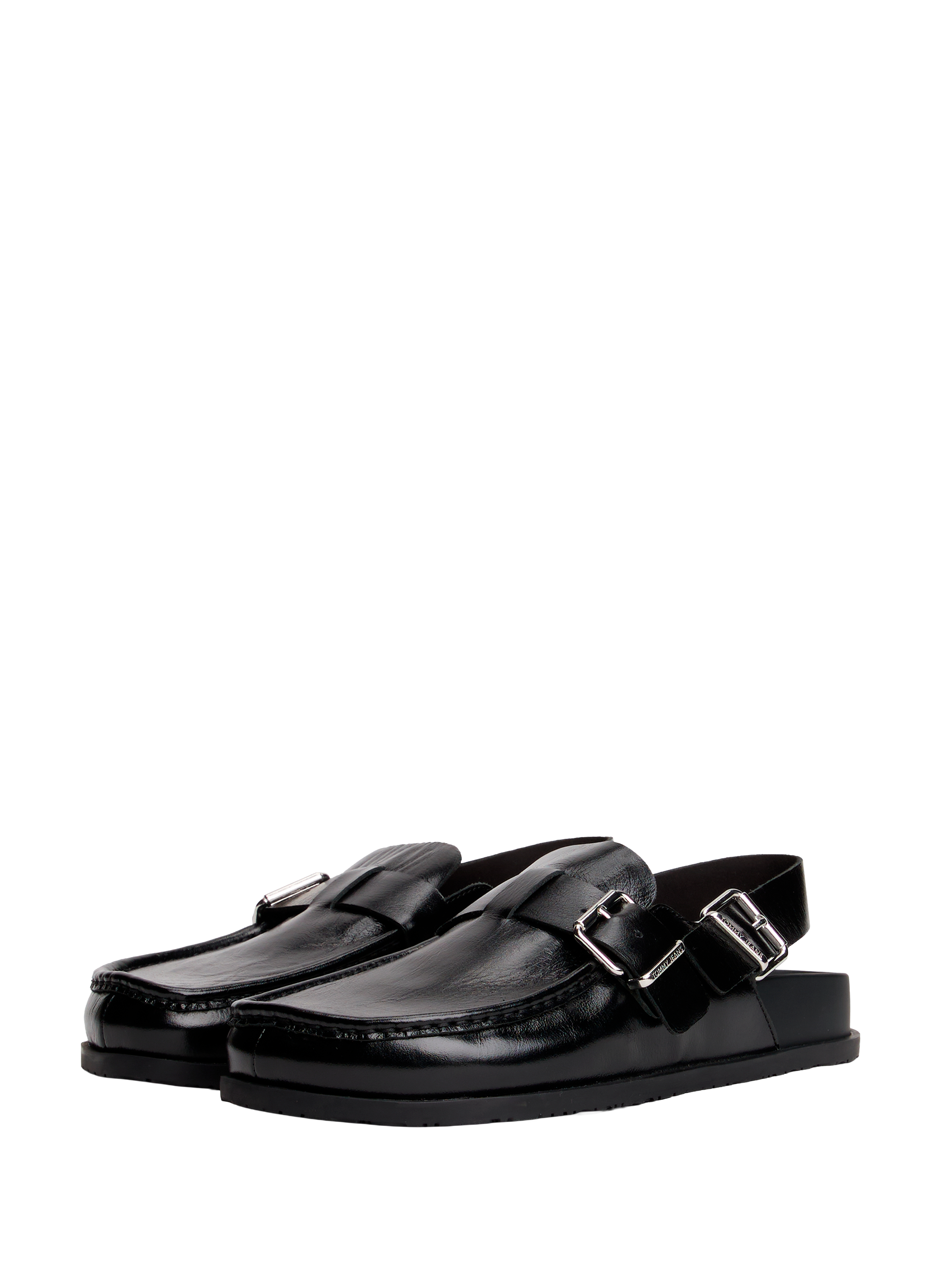 Mules vernies en cuir  TOMMY HILFIGER Noir