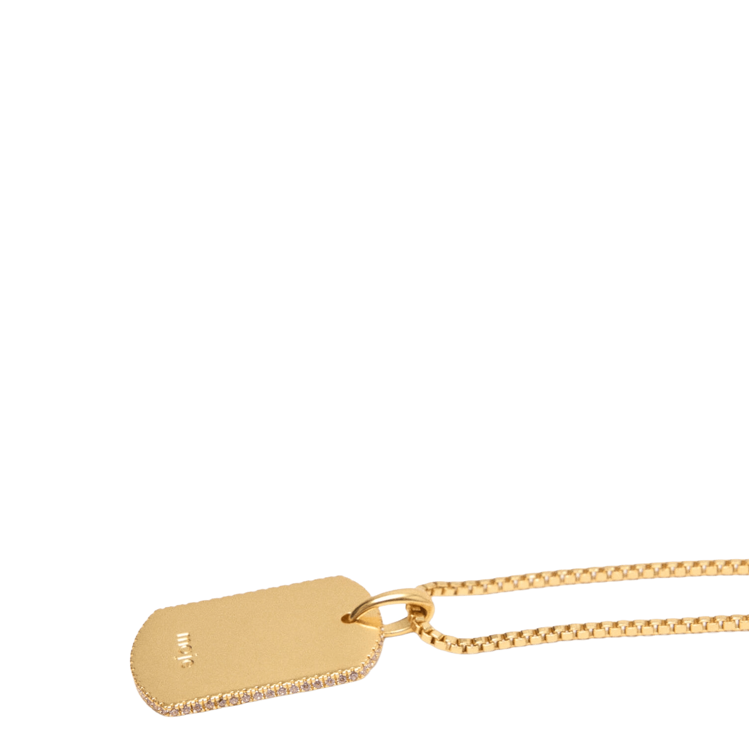 Collier en laiton MAJE Doré