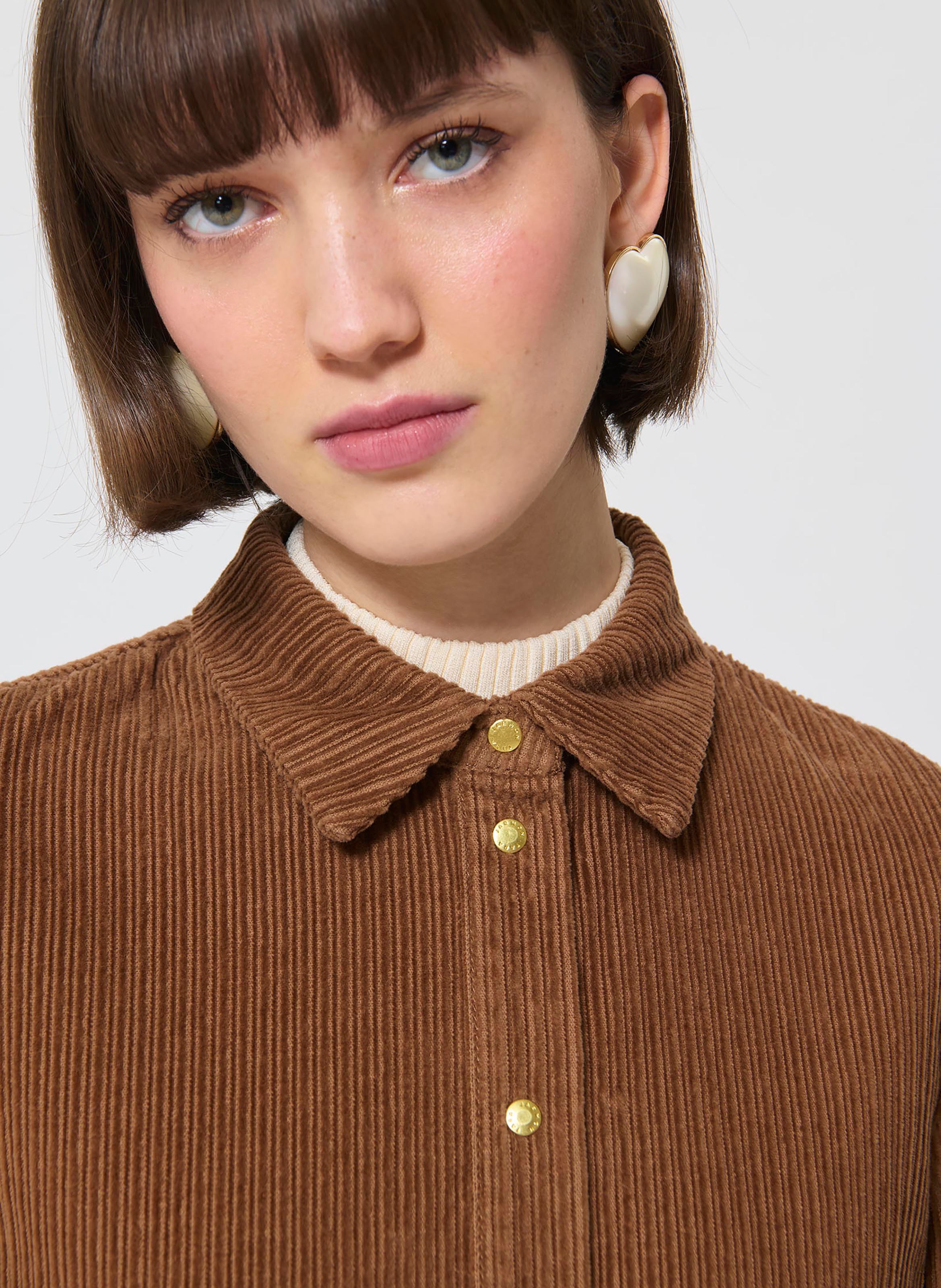 Chemise camilia Marron