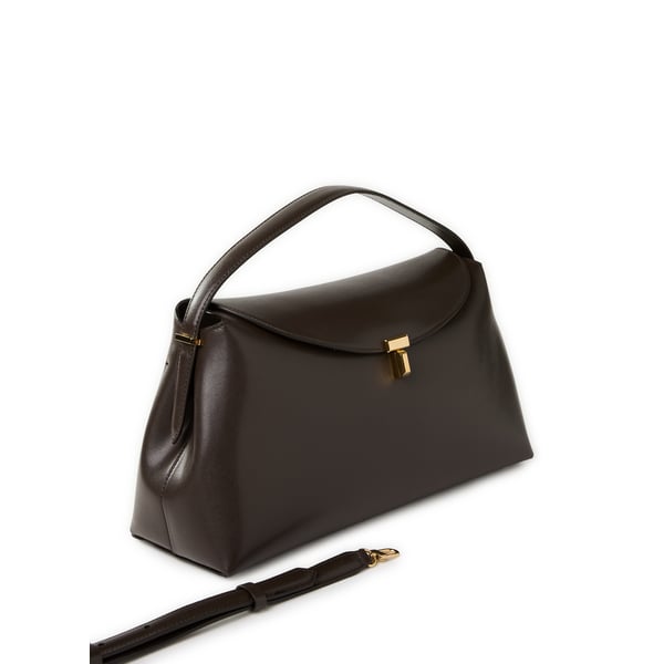 Totême Sac À Main T-lock En Cuir In Brown