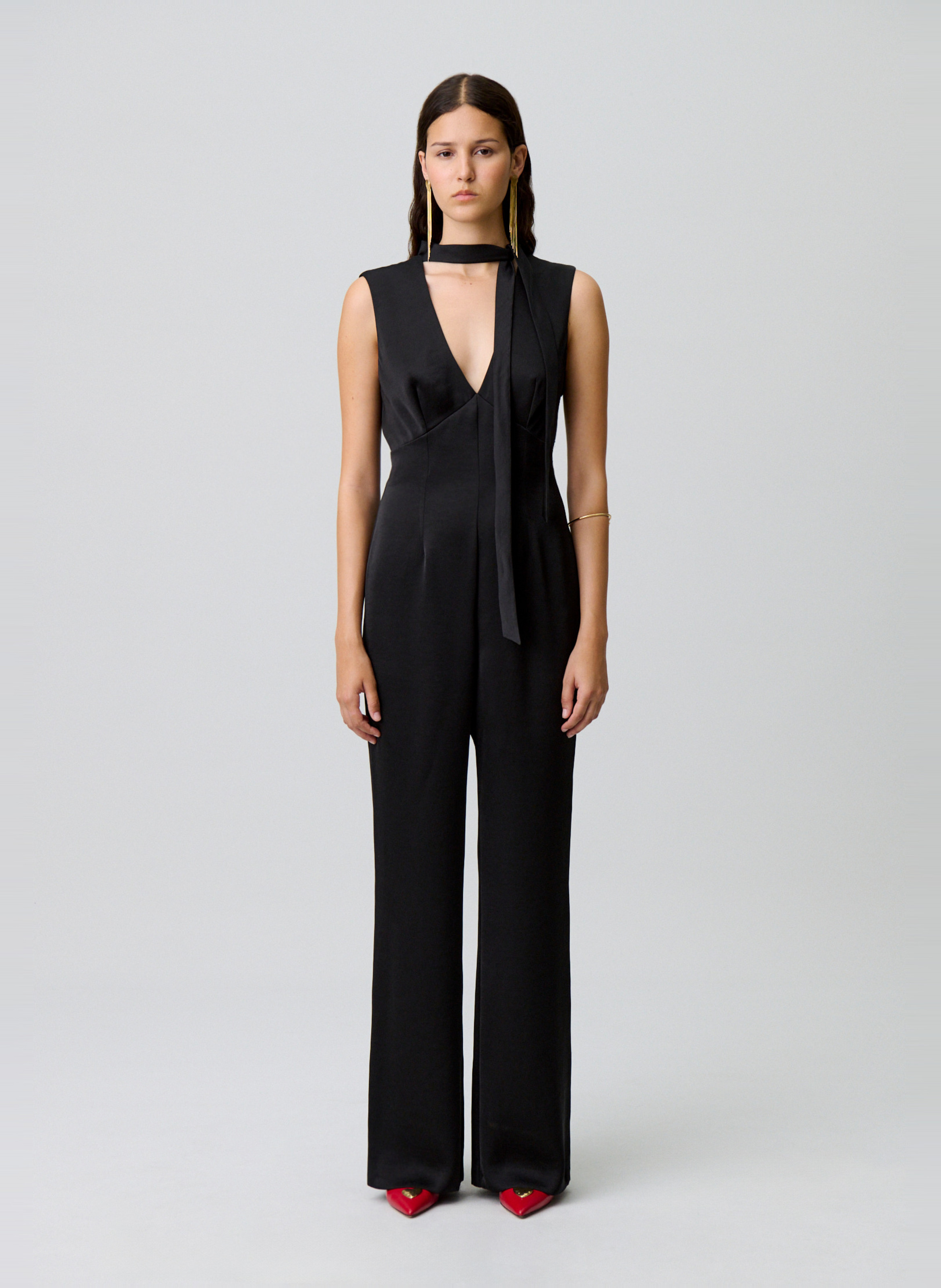 Combinaison col v jade CLAUDIE PIERLOT Noir