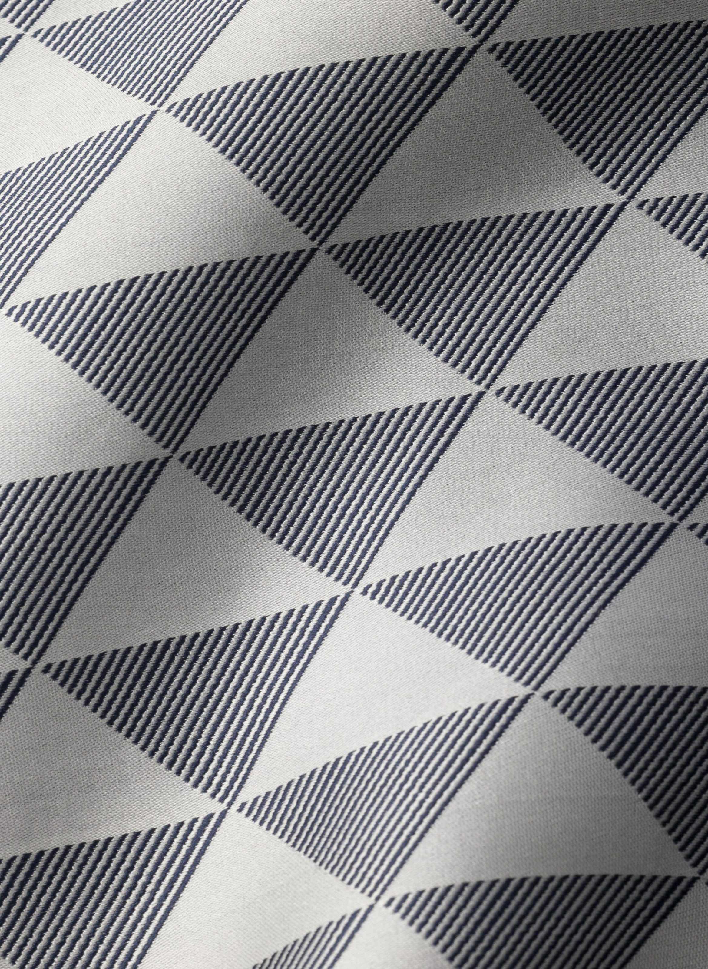 Écharpe en soie jacquard 55 PRADA Bleu