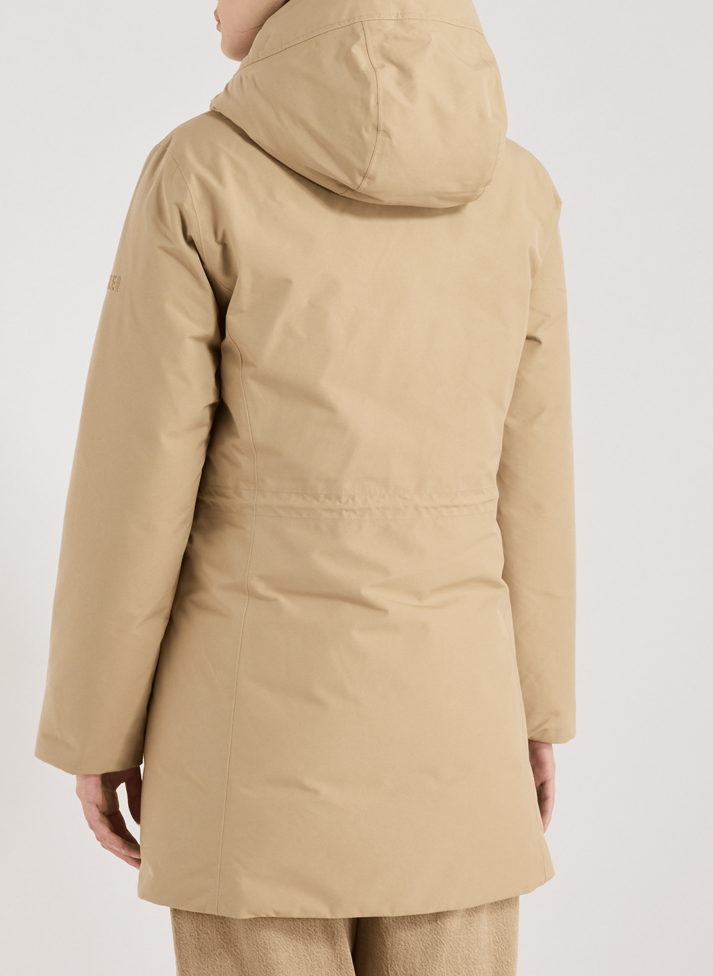 Parka duvet ajustée GORE-TEX AIGLE Beige