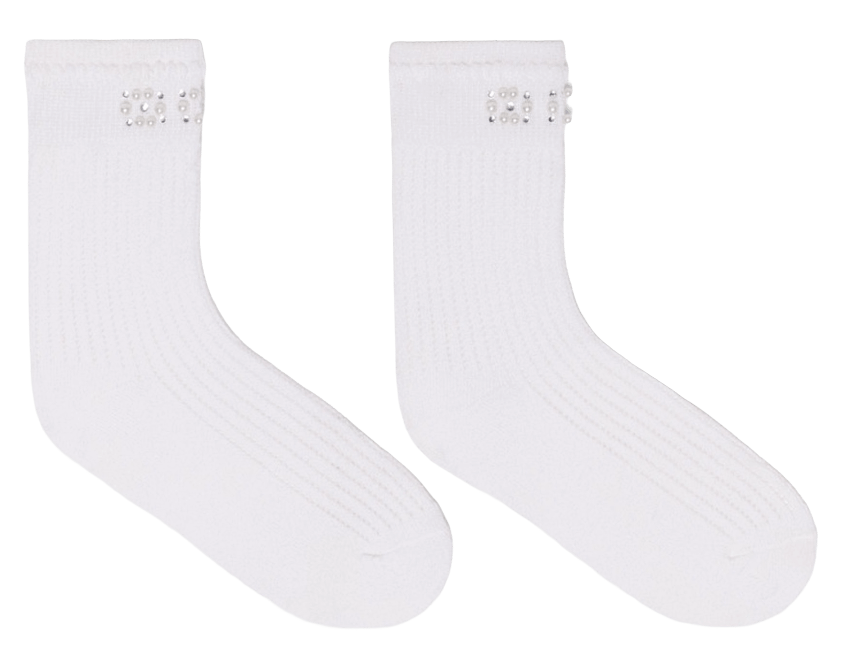 Chaussettes eb cotob mélangé MAJE Blanc