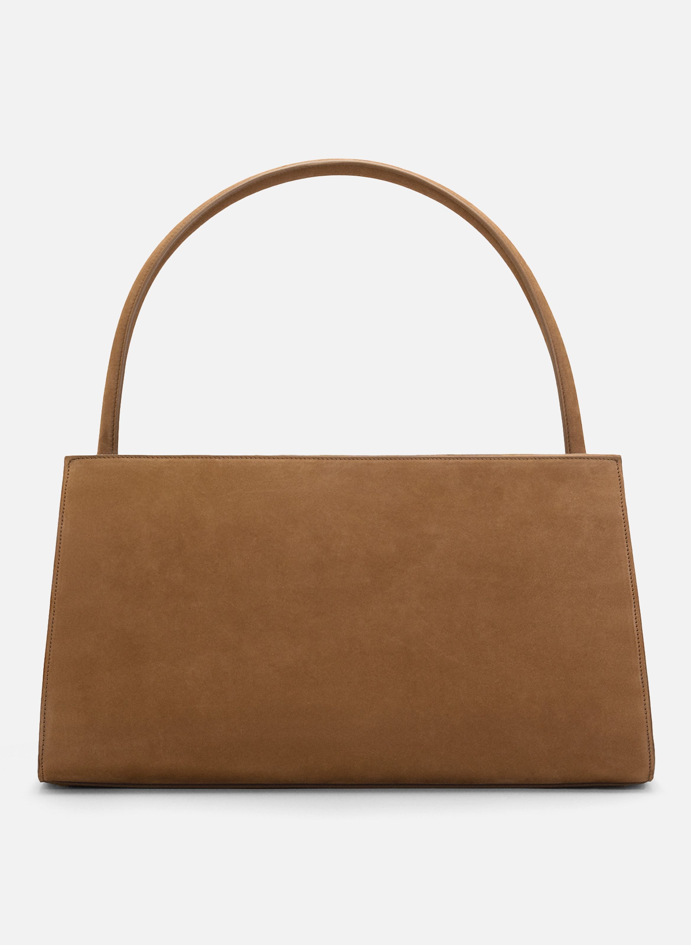 Sac mimi unisexe en cuir de veau AMI PARIS Marron