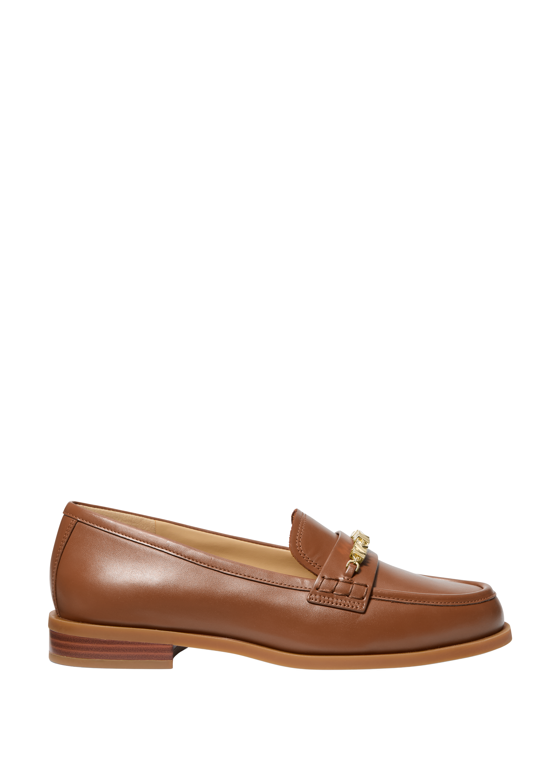 Mocassins à mors logoté en cuir de vache DINA Luggage