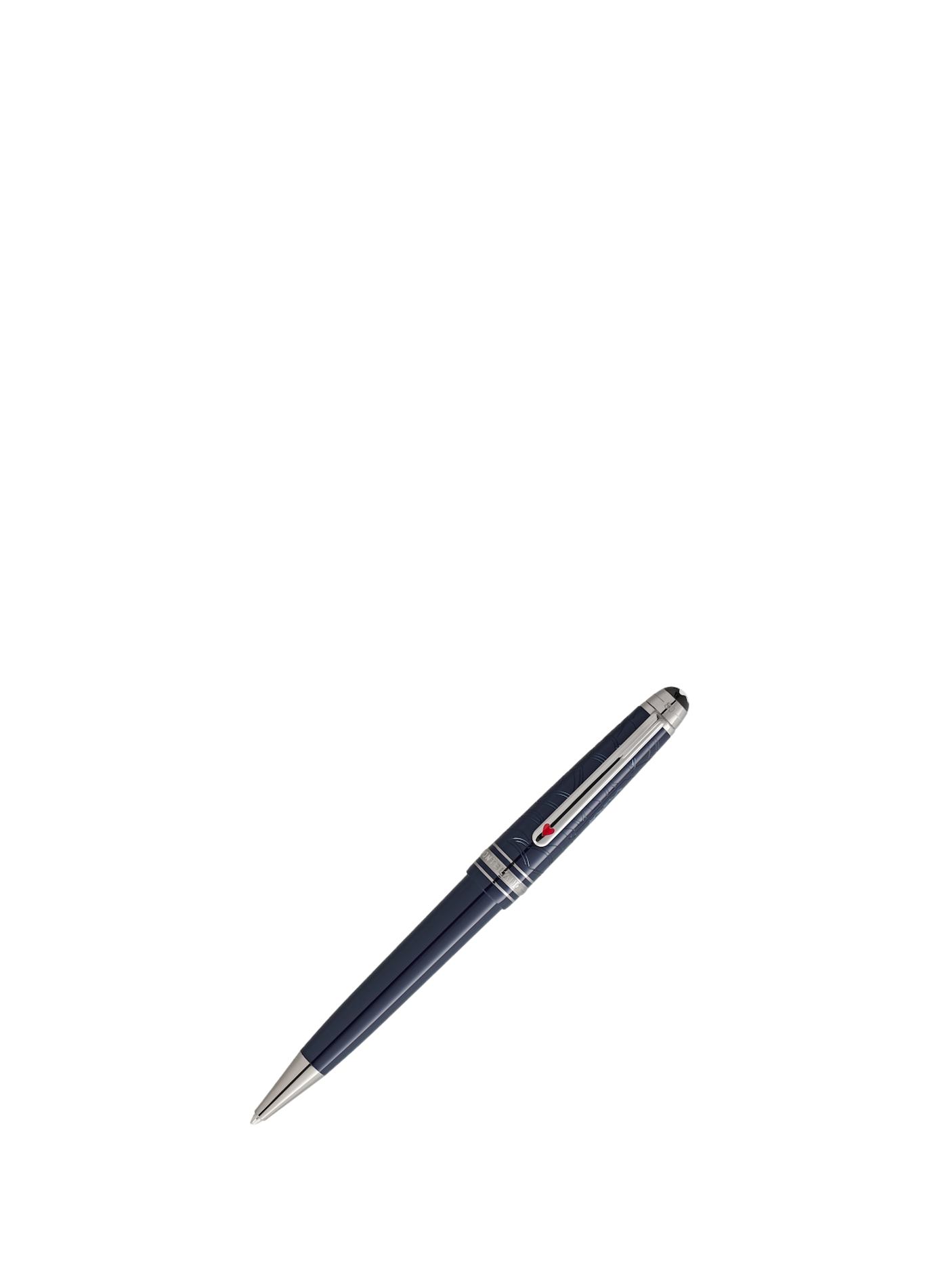 Luxurious resin ballpoint pen MONTBLANC Blue