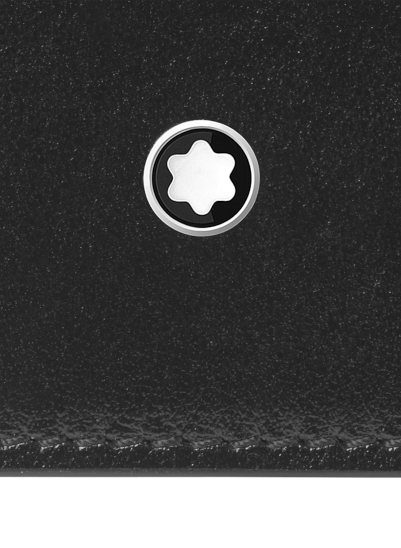 Compact leather card holder MONTBLANC Black