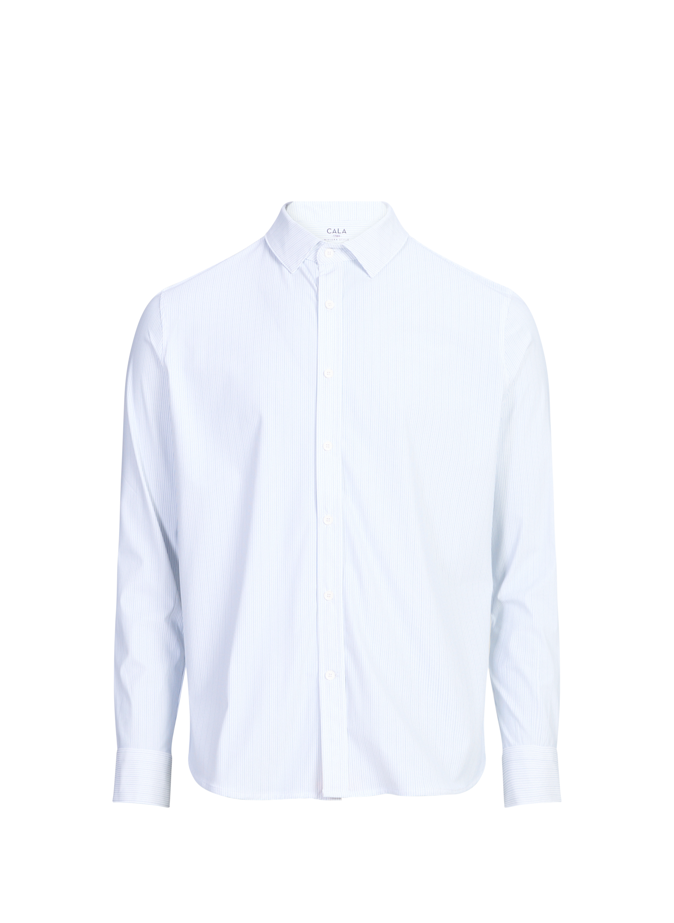 Straight striped shirt by Jean Murcie 1789 CALA Blue