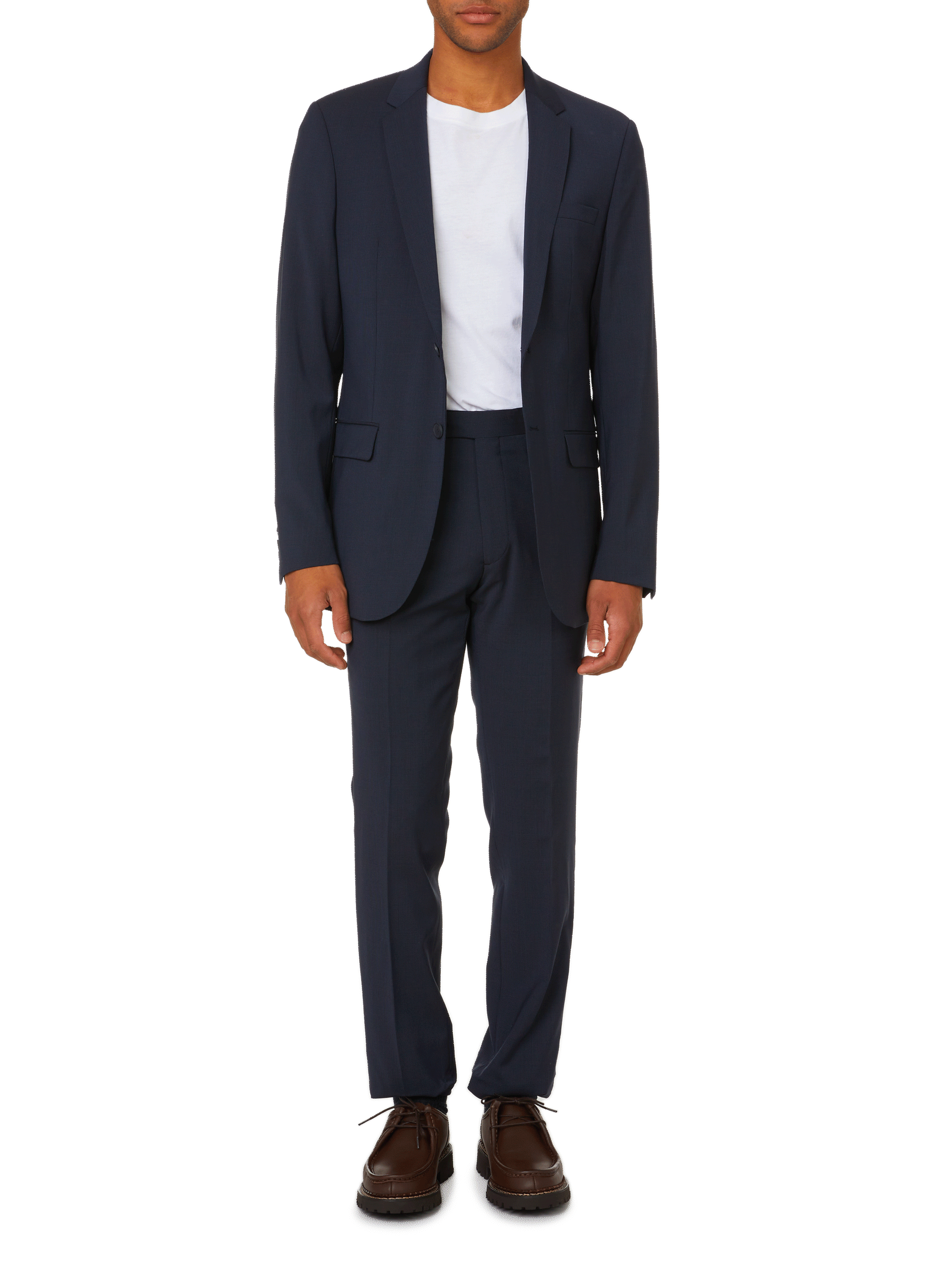 Veste de costume en laine SAISON 1865 Bleu